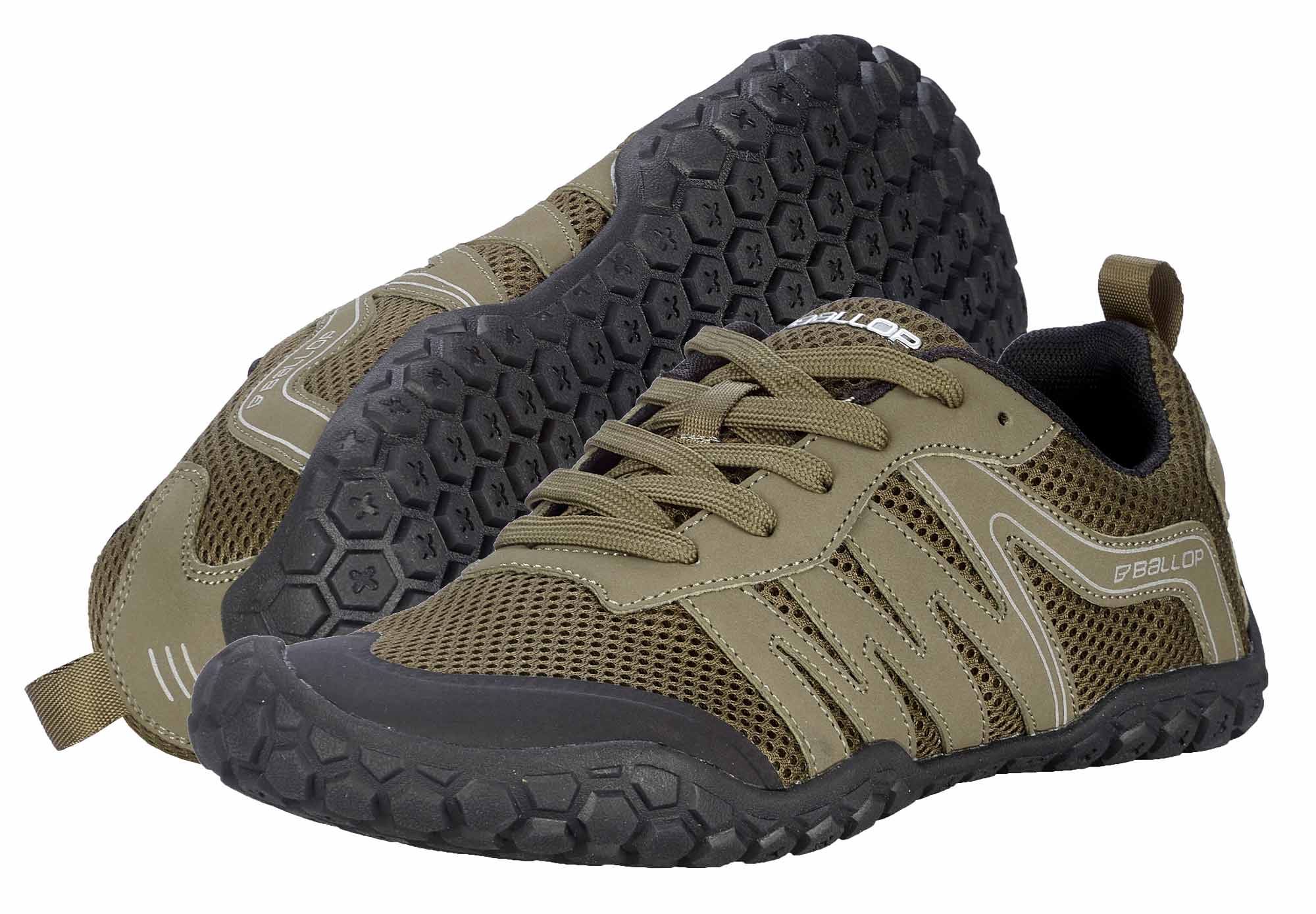 BALLOP Barfußschuhe Pellet Olive