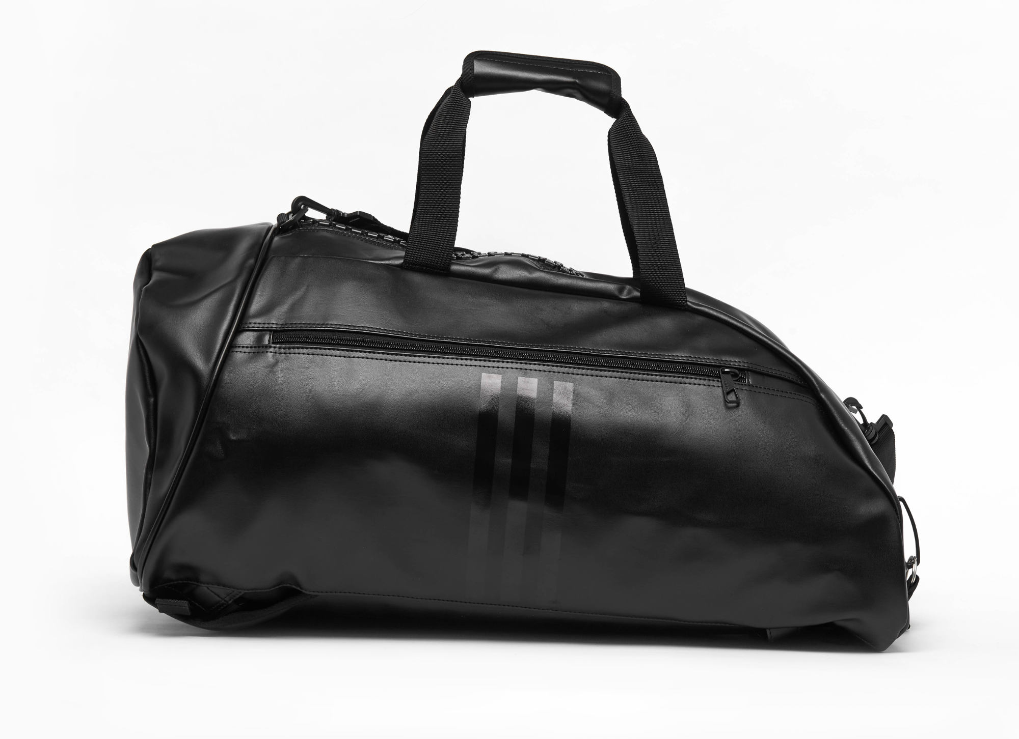 adidas 2in1 Bag "Kickboxing" black/white PU, adiACC051KB