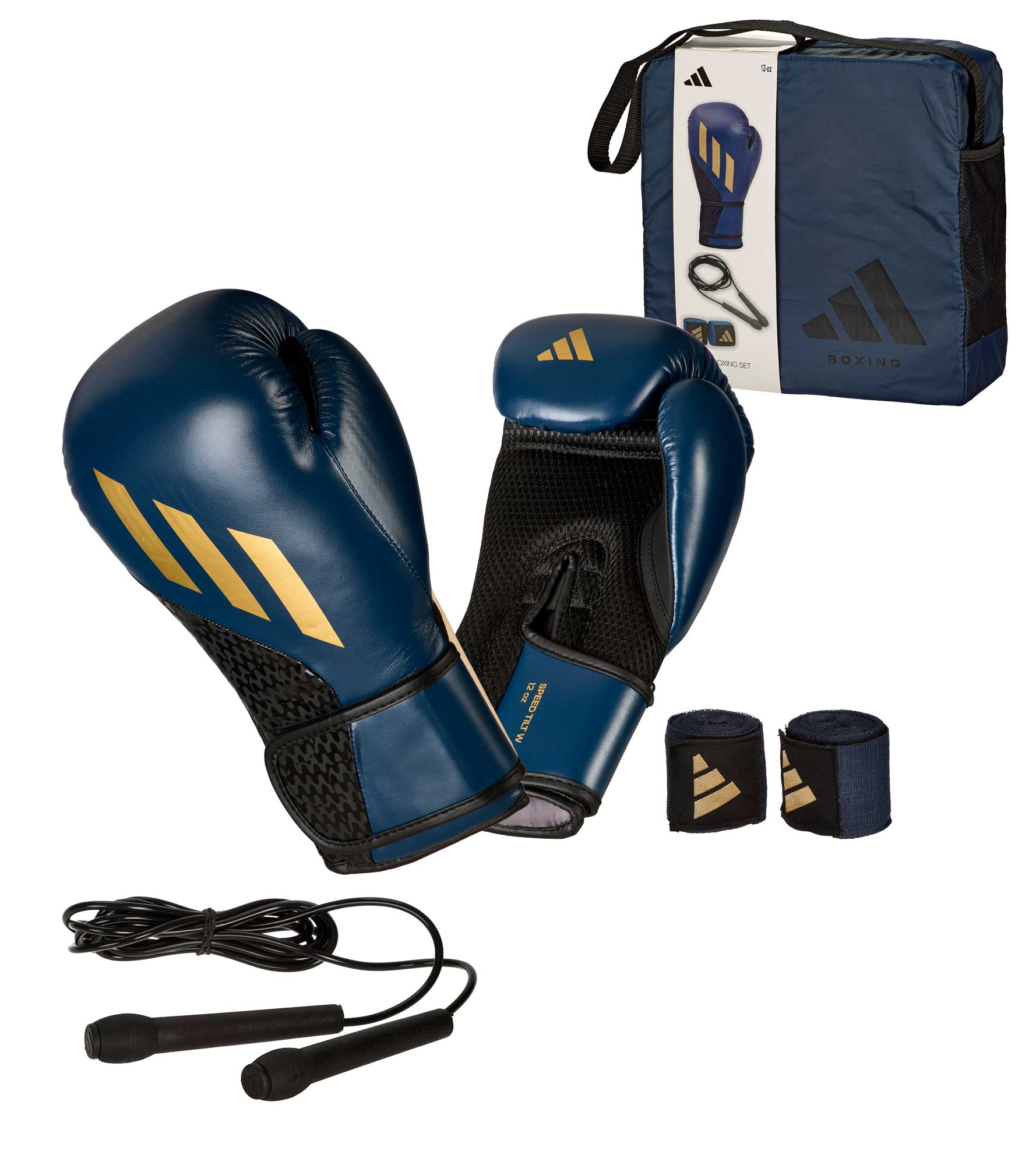 adidas Boxset - Handschuhe, Springseil, Bandagen, adiKITW