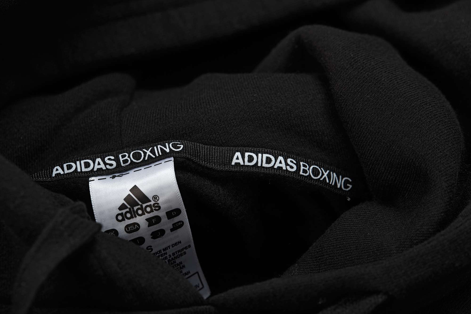 adidas Community Sleeveless Hoody BOXING black/white, adiCL05B