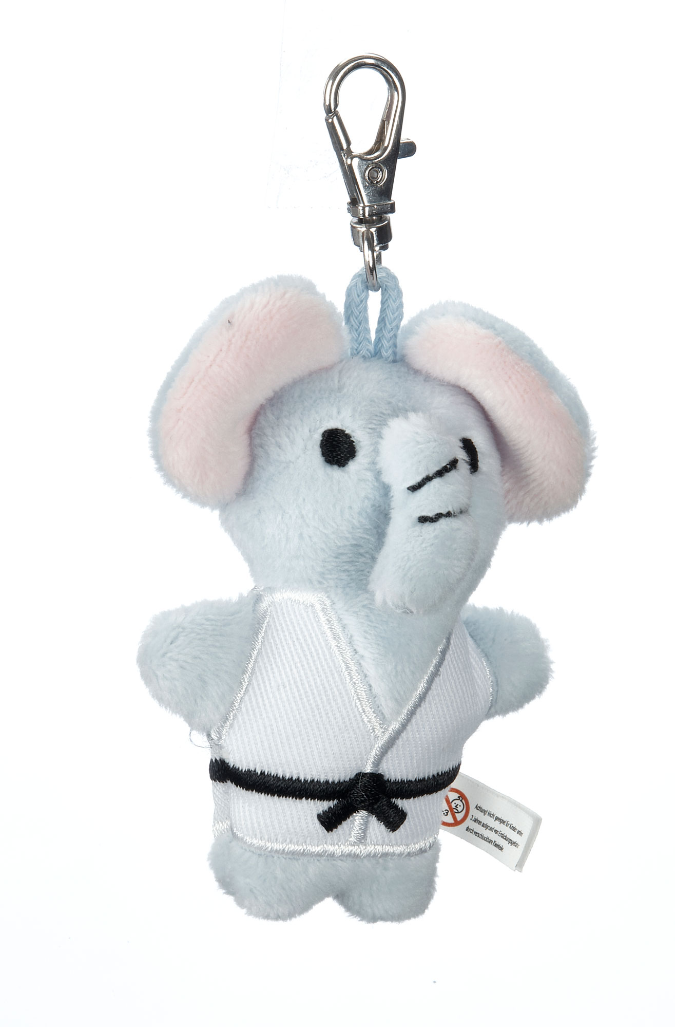 Plüschtier (flach) Schlüsselanhänger, ca. 7 cm