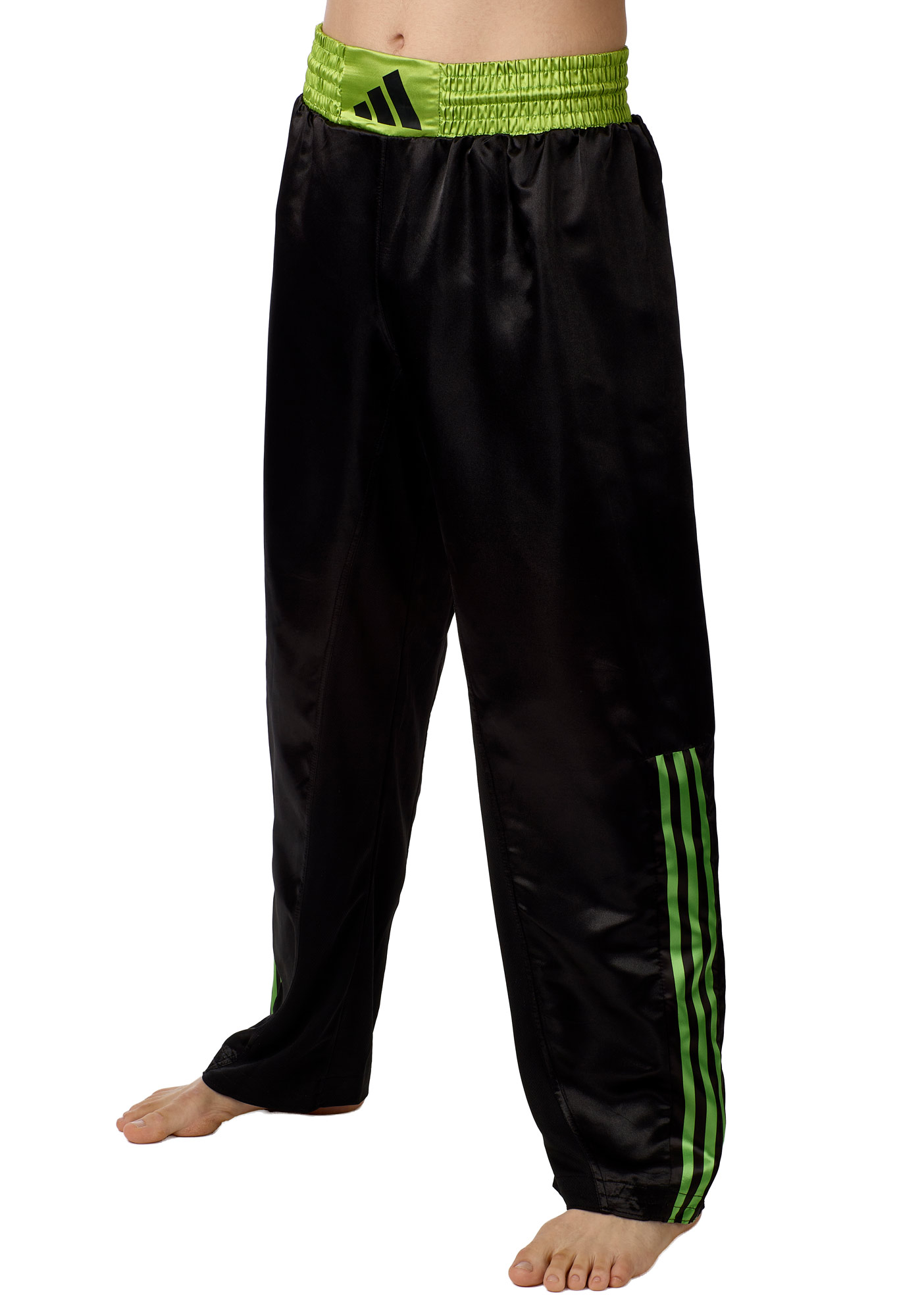 adidas Kickbox-Hose schwarz/solar lime, adiKBUN200T