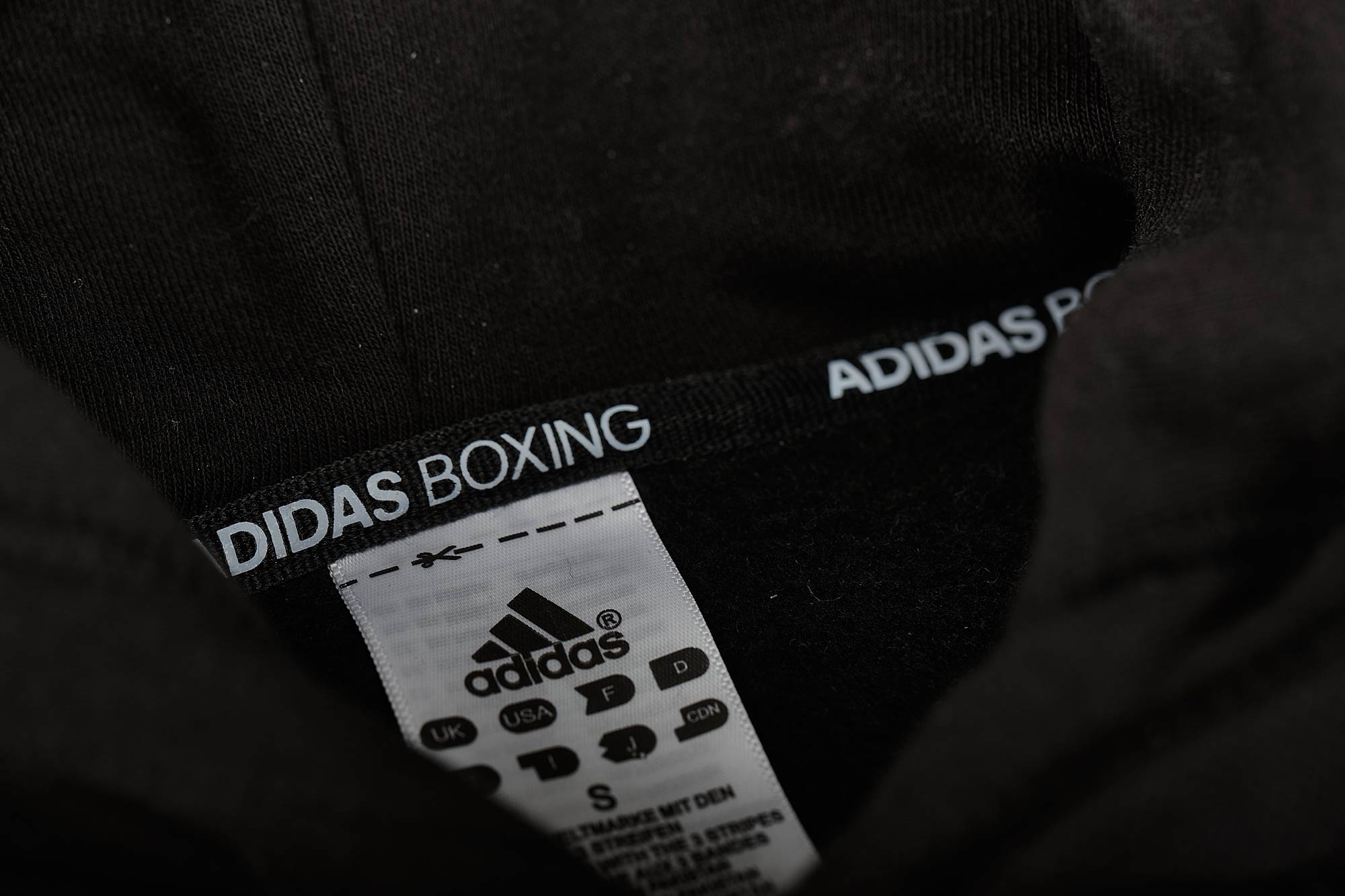 adidas Community Hoody "BOXING" black/white, adiCL02B