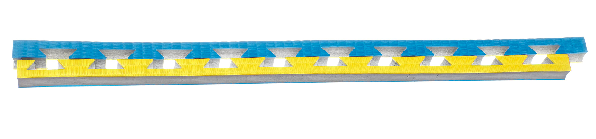 Puzzlematte Pro Tatami 4 cm blau/gelb Wendematte