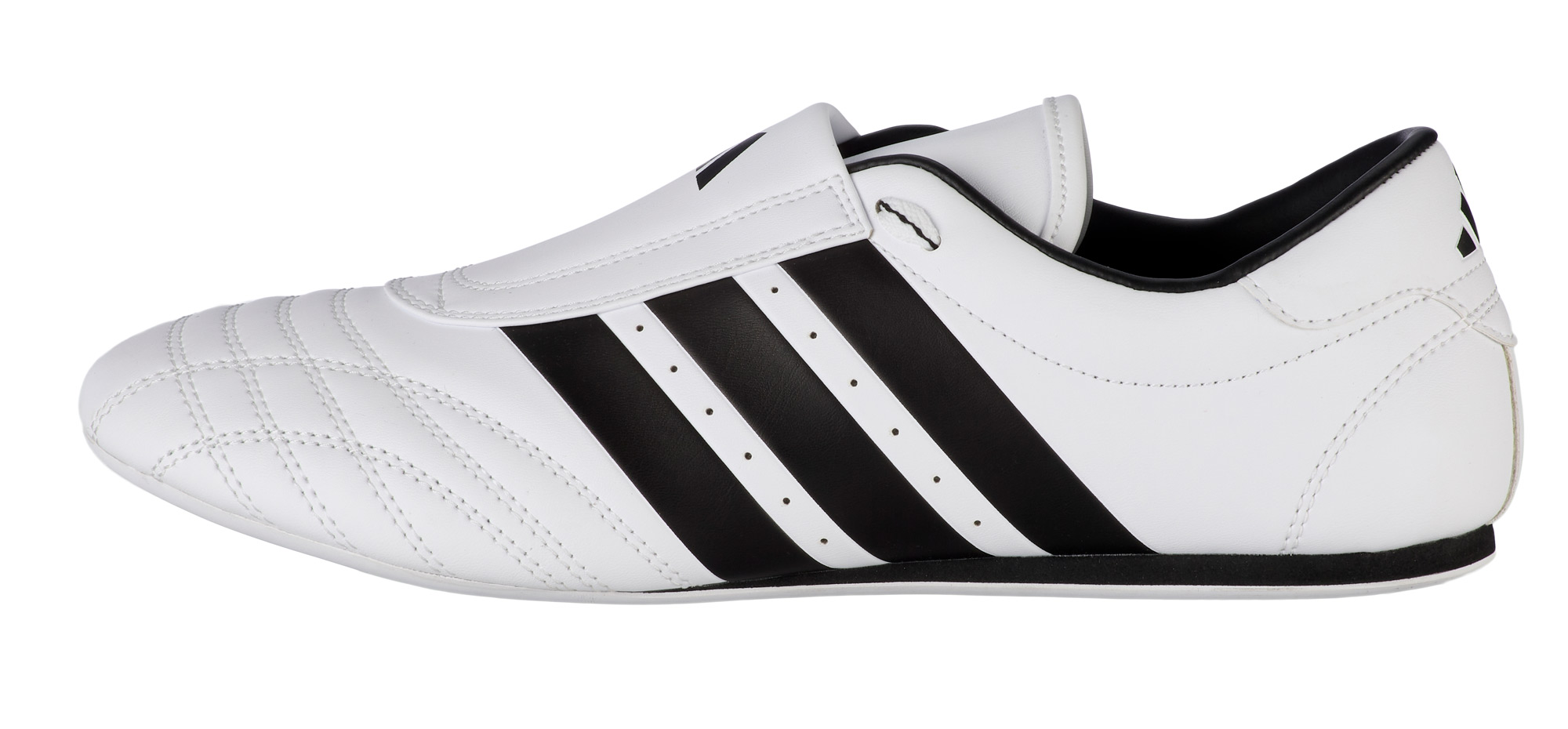 Schuhe, Sneaker, weiße Leder, Schwarz-weiß, Slip-On