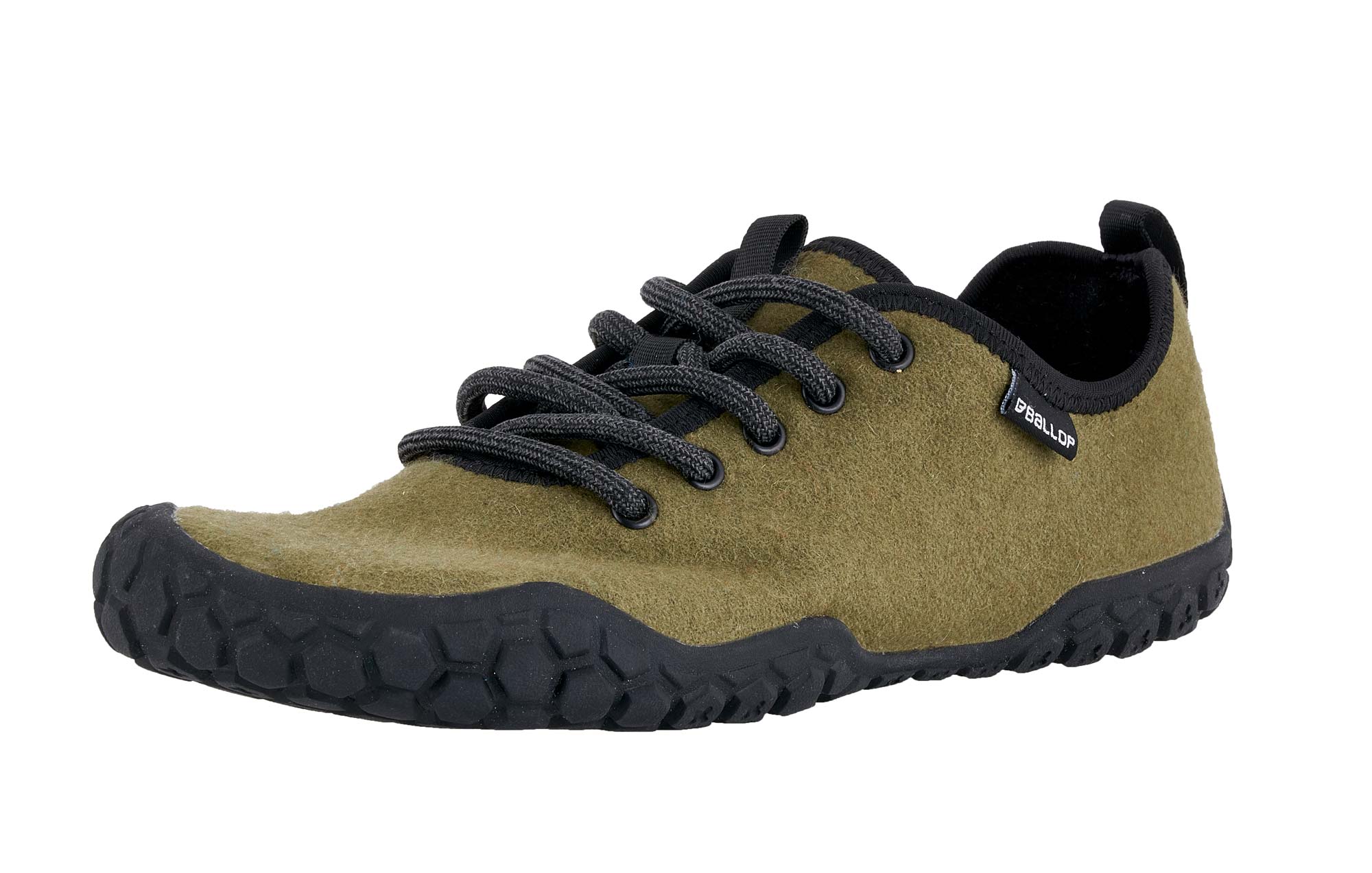 BALLOP Barfußschuhe Corso olive