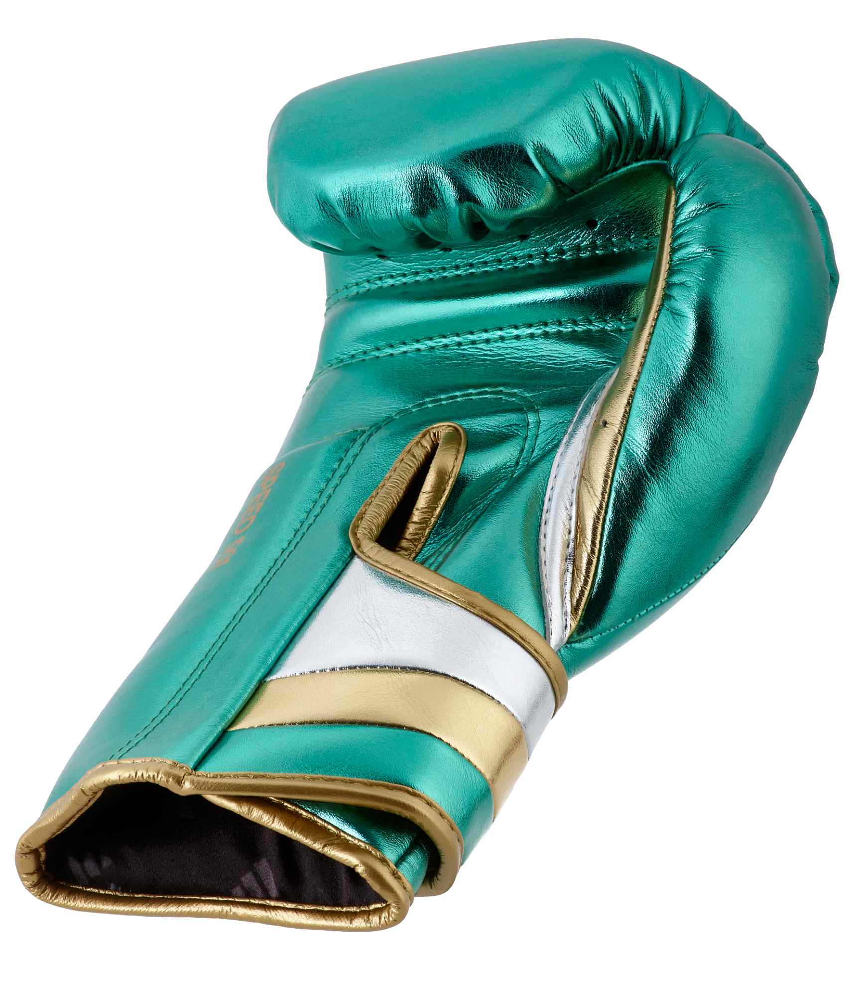 adidas Boxhandschuhe Speed 500 green/gold Microfibre, ADISBG501