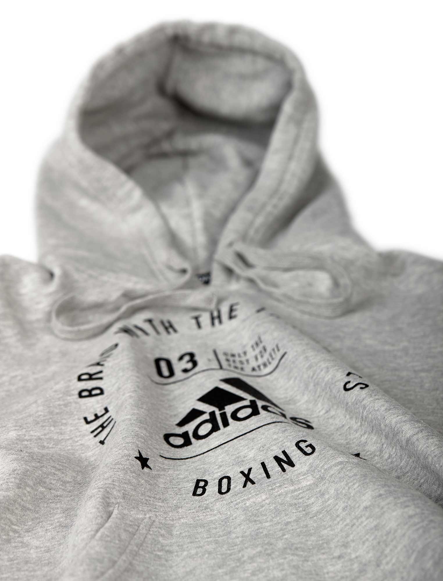 adidas Community Sleeveless Hoody "BOXING" grey/black, adiCL05B