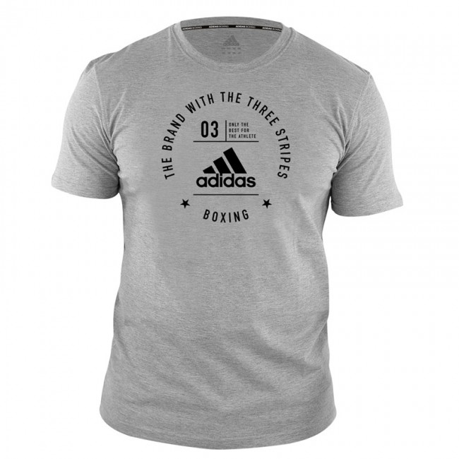 adidas Community T-Shirt "BOXING" grey/black, adiCL01B