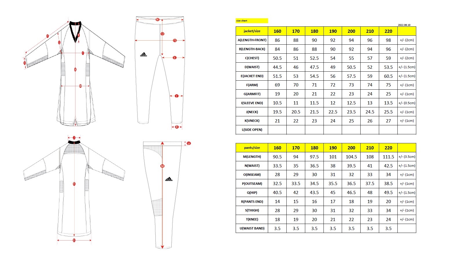 adidas Taekwondohose adiSeungri WT - adiTOGF02-P