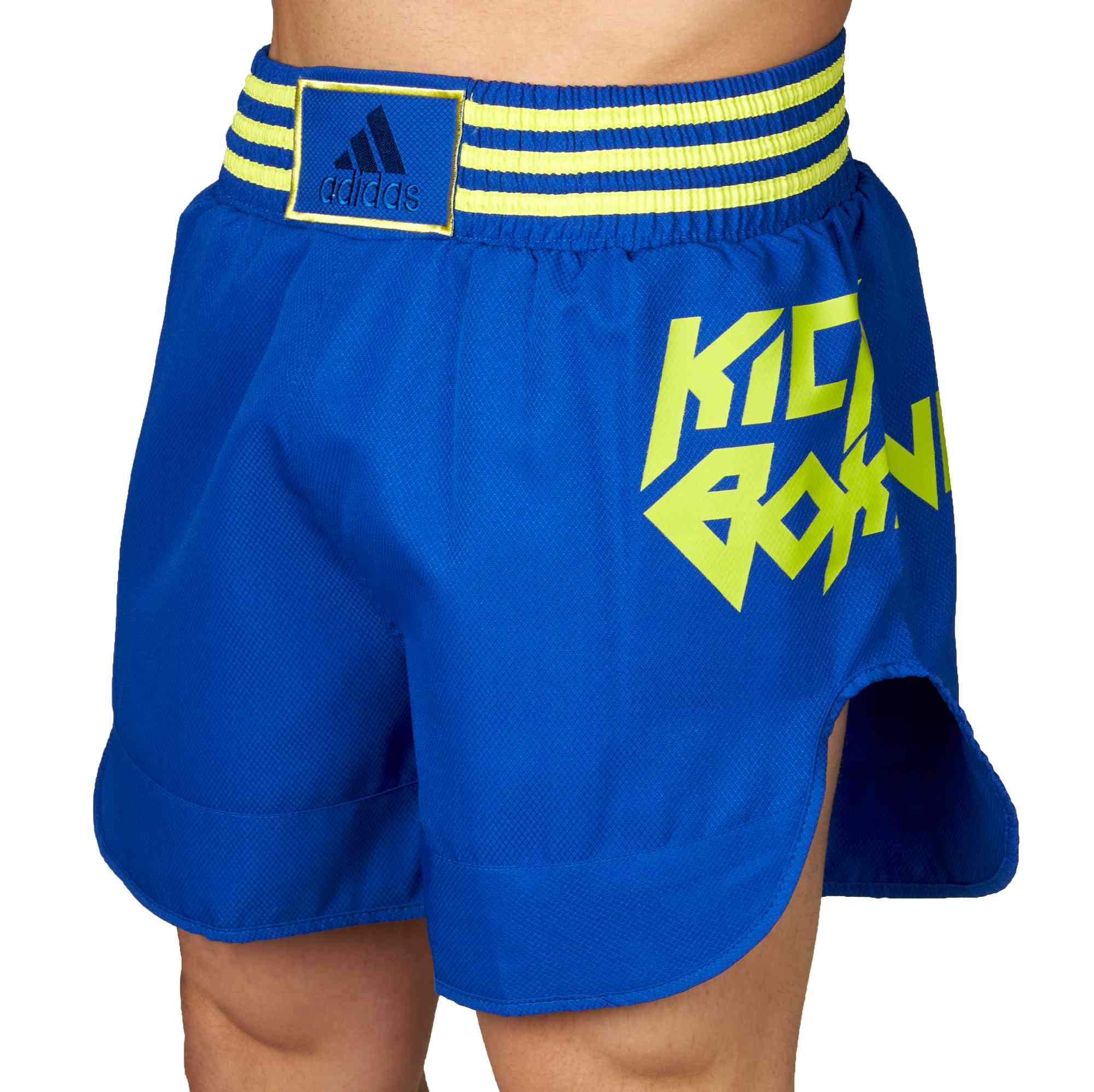 adidas Kick Boxing Shorts blue/yellow, ADISKB02