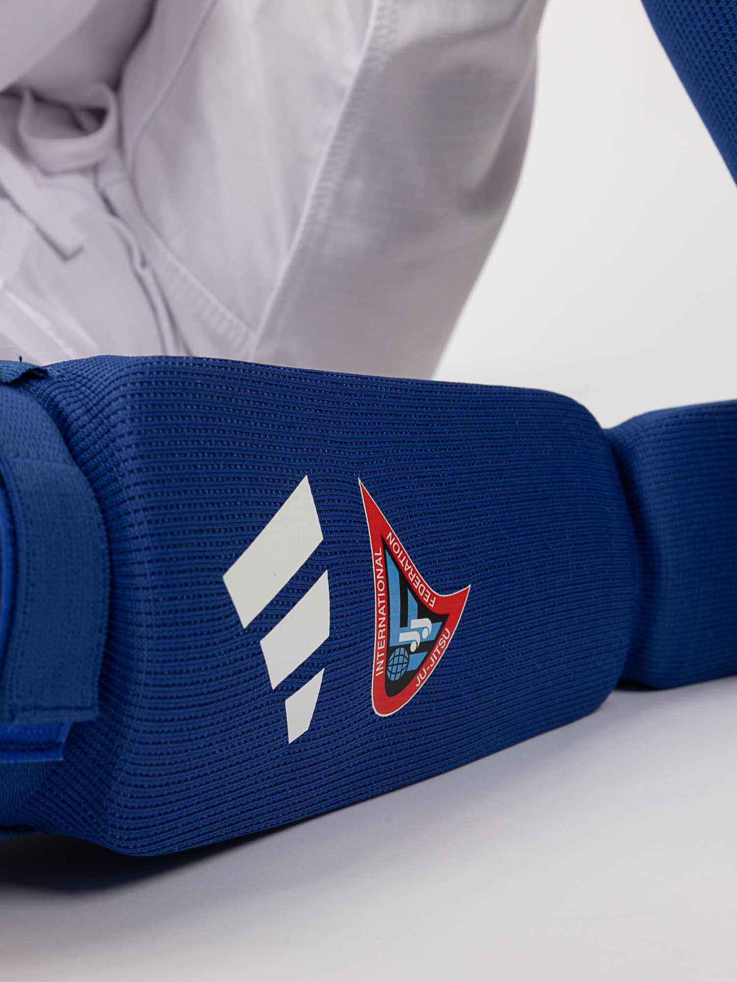 blau, Gürtel, Brustschutz, Padding, Logo