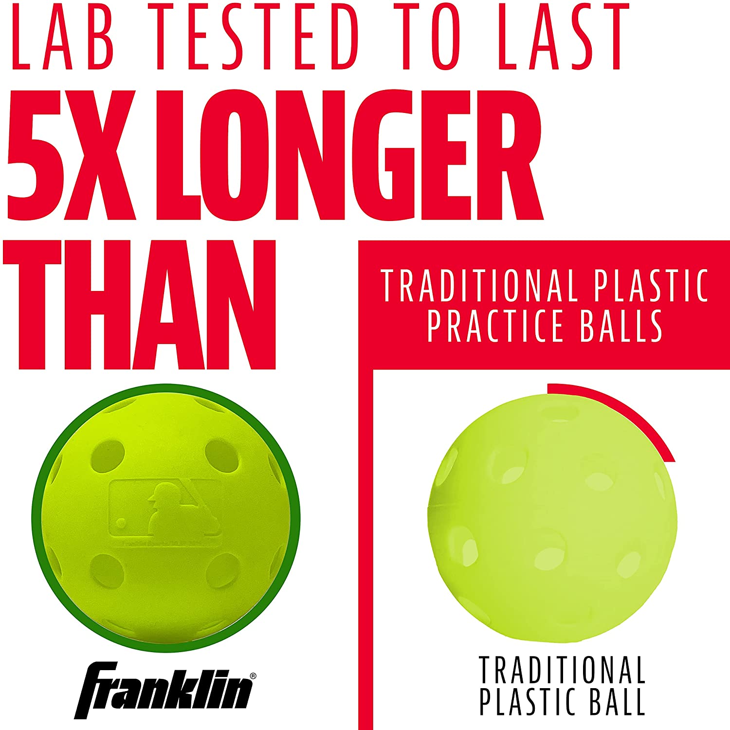 Franklin MLB® Trainings-Baseball - 6er Pack