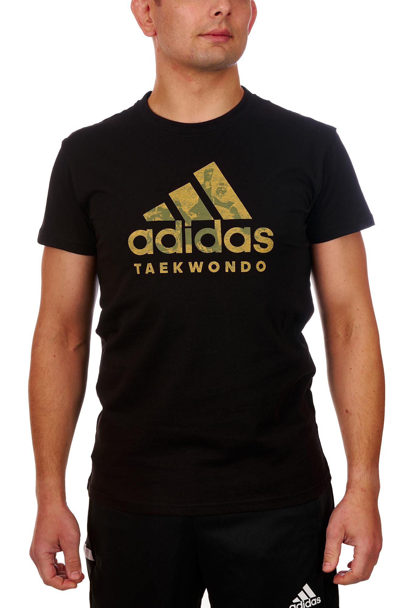 adidas Badge of Sport T-Shirt Taekwondo schwarz adiCLTS20T