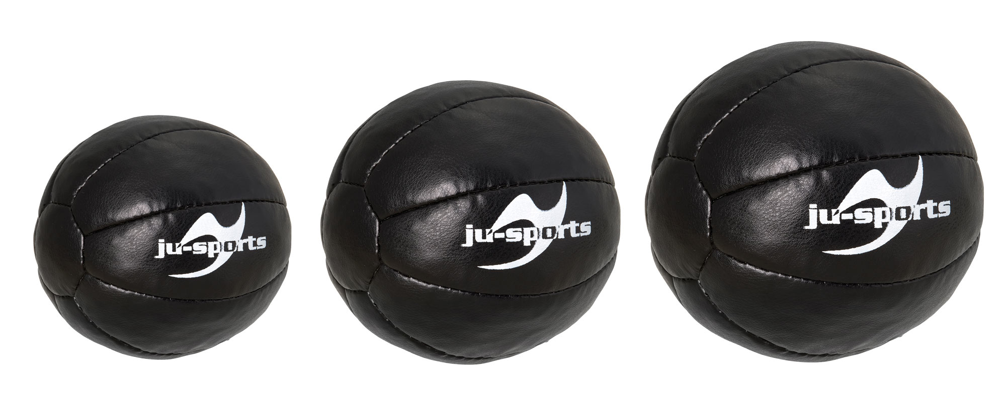 Medizinball Set 1, 2, 3 kg (3 Bälle)