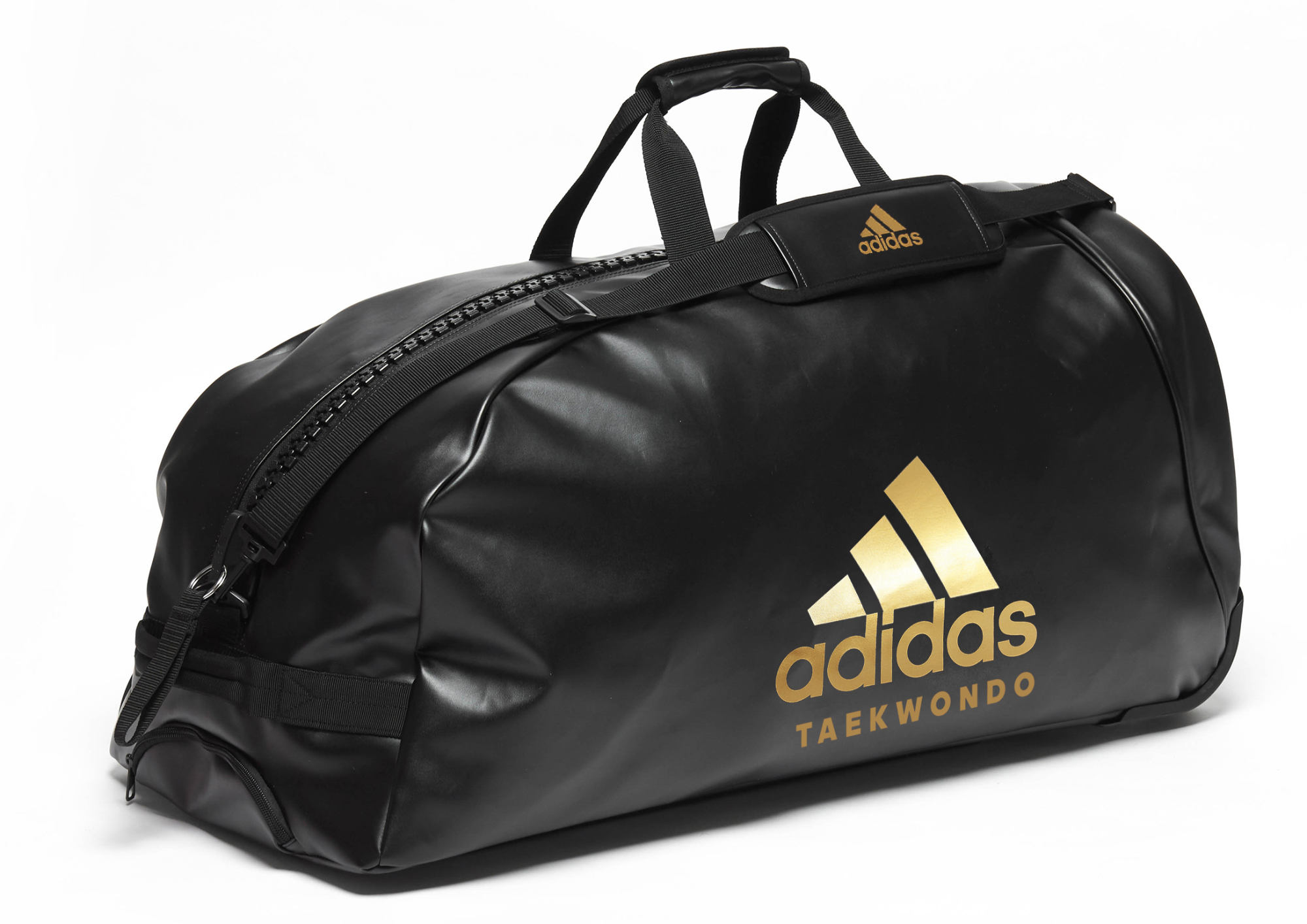 adidas Trolley "Taekwondo" black/gold PU, adiACC056T