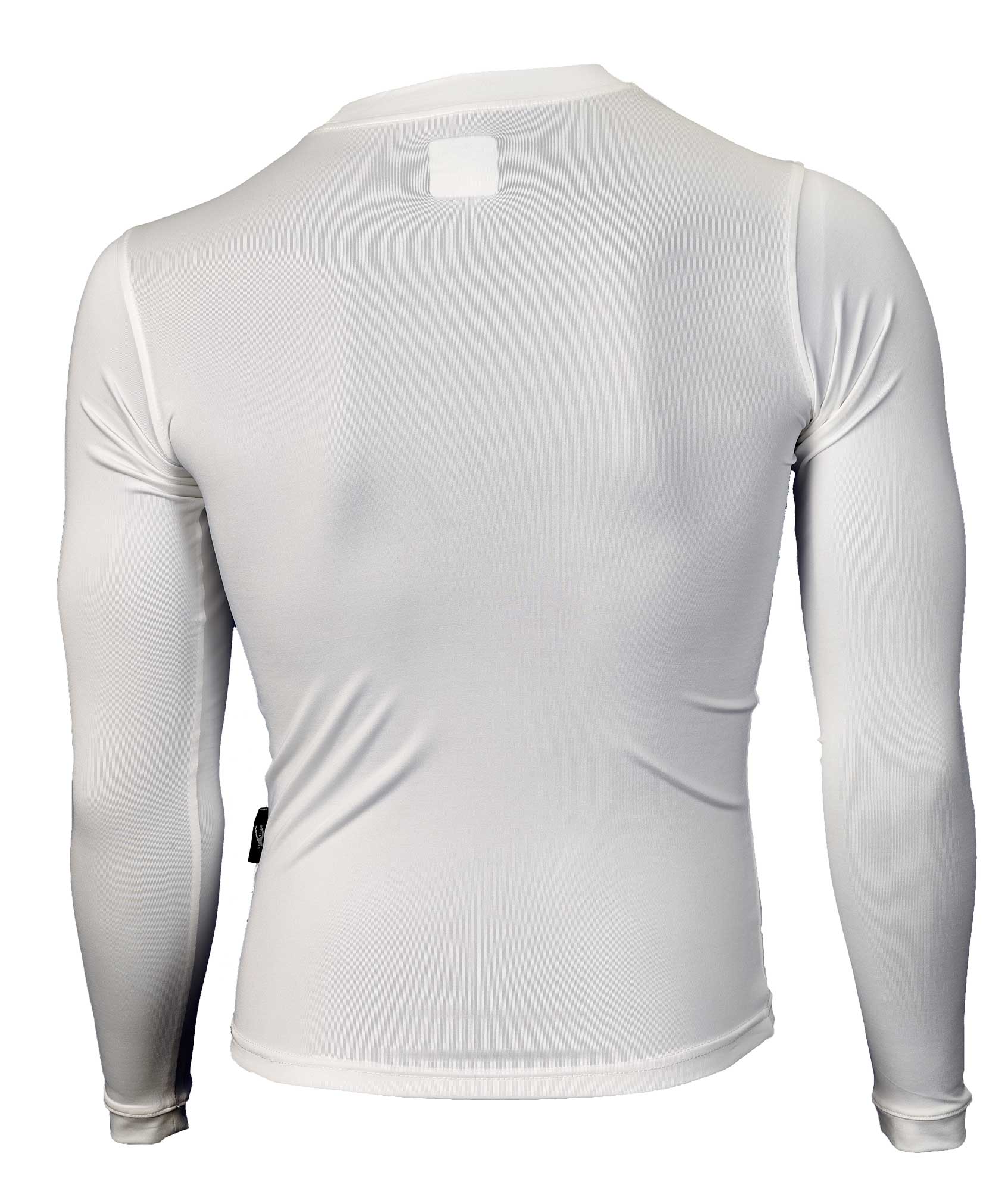 Compression Shirt langarm weiß