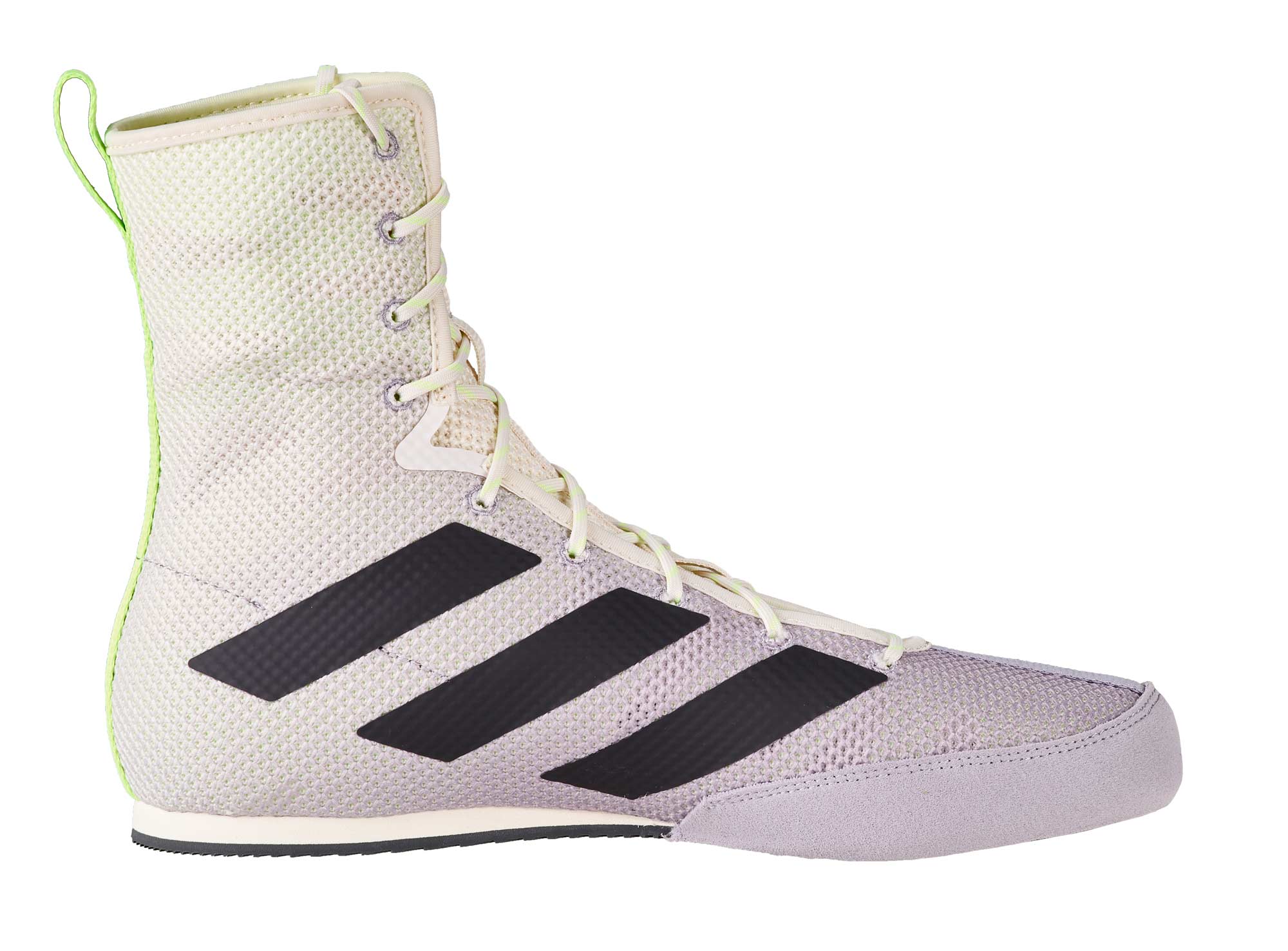 adidas Boxschuhe Box Hog 3 white/grey/green - FV6584