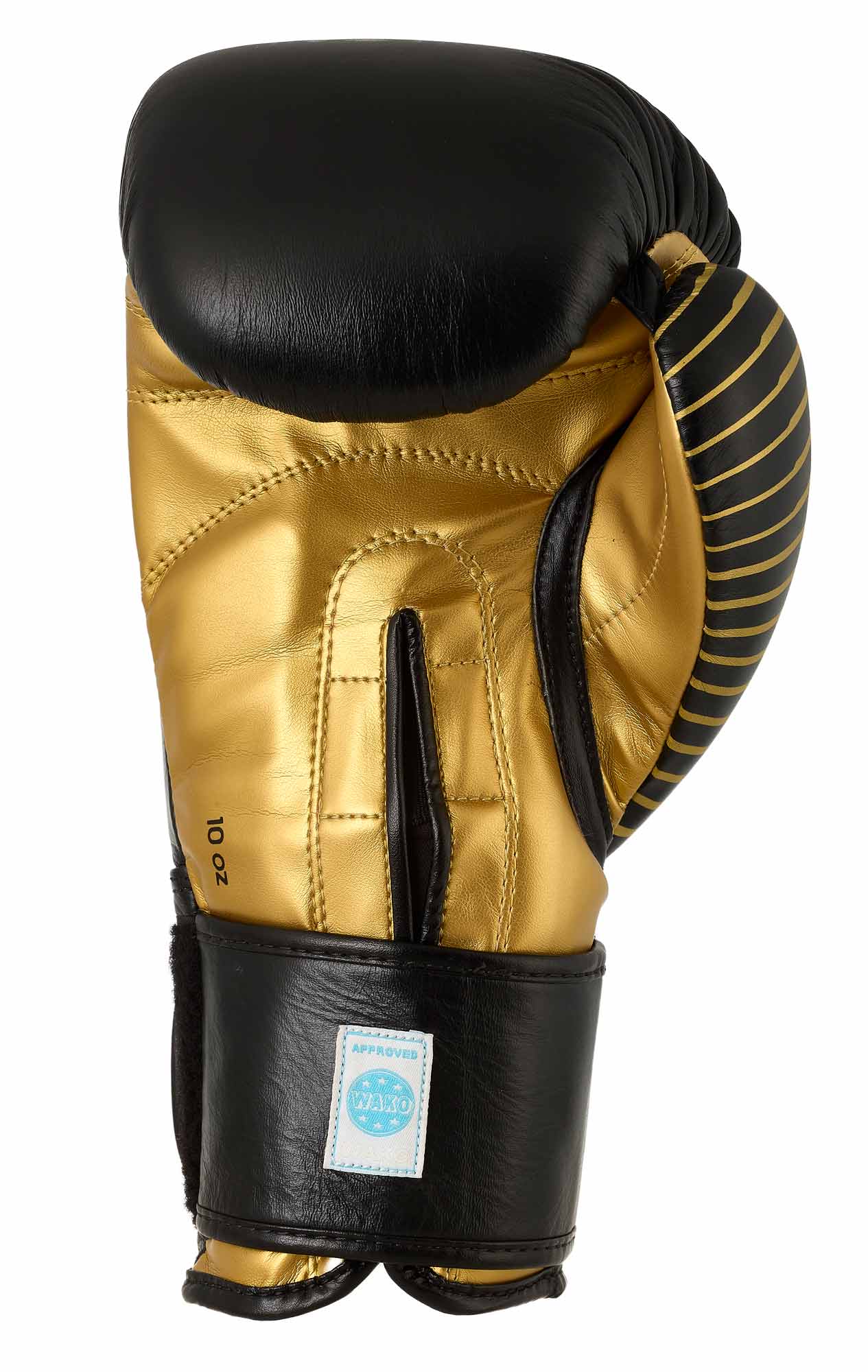 adidas Kickboxing Wettkampfhandschuh black/gold met, adiKBWKF200