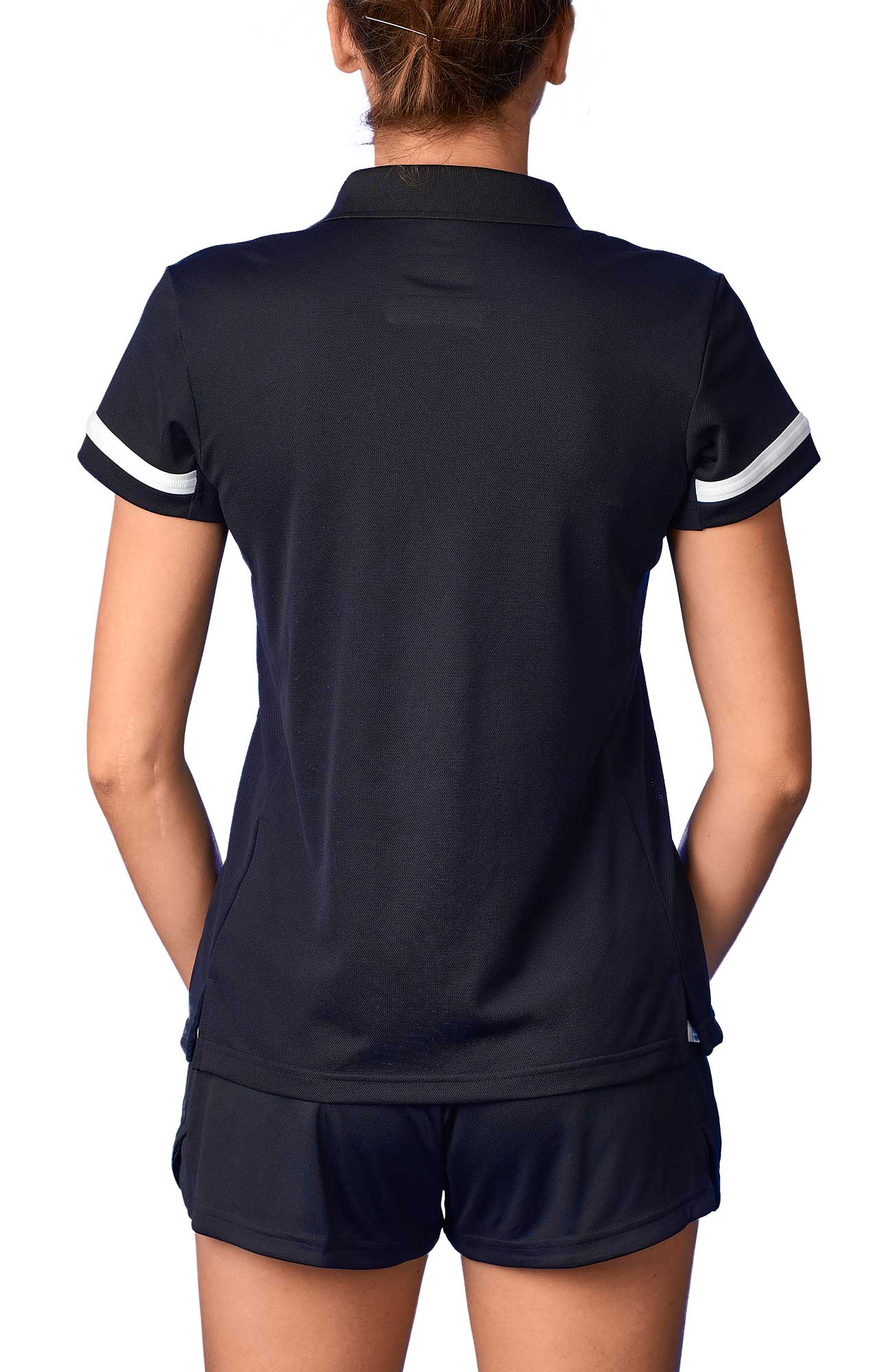 adidas T19 Polo Shirt Damen schwarz/weiß, DW6877