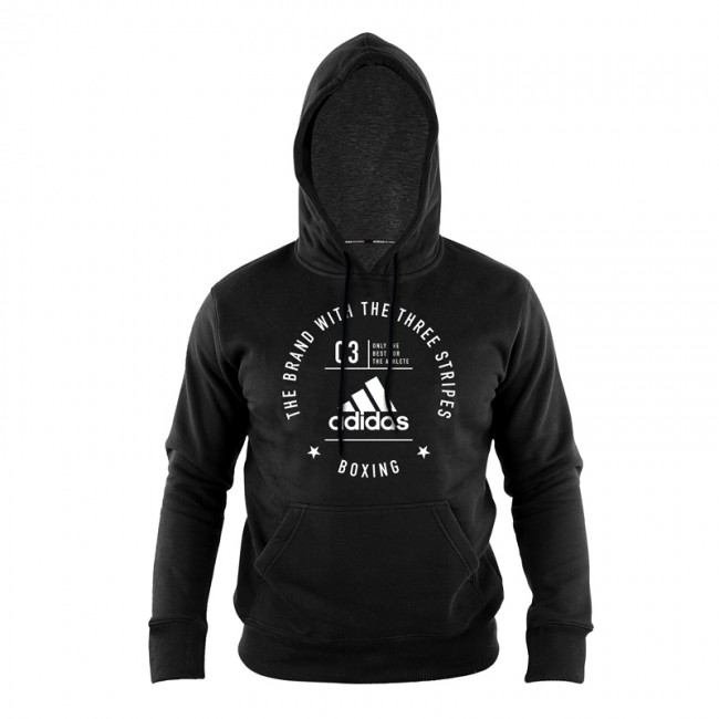 adidas Community Hoody "BOXING" black/white, adiCL02B