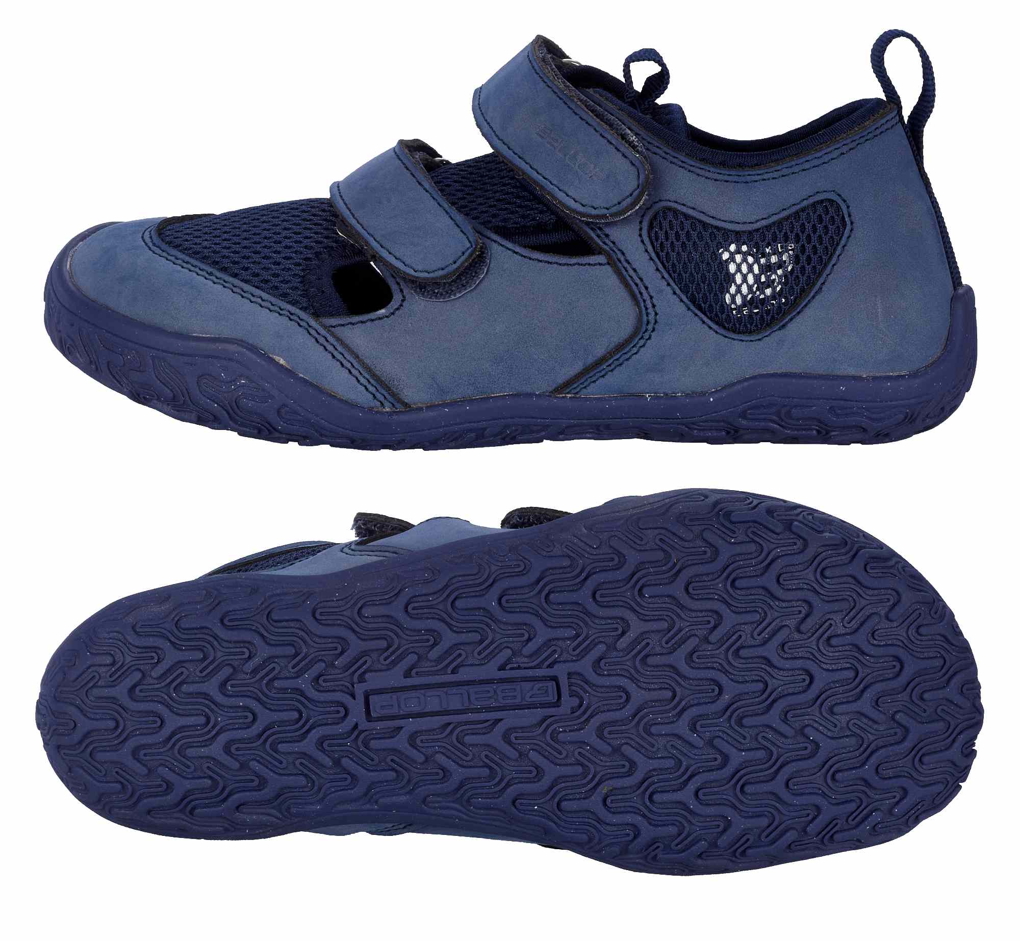 Sneaker, Sandalen, Klettverschluss, Mesh, Gummi-Sohle