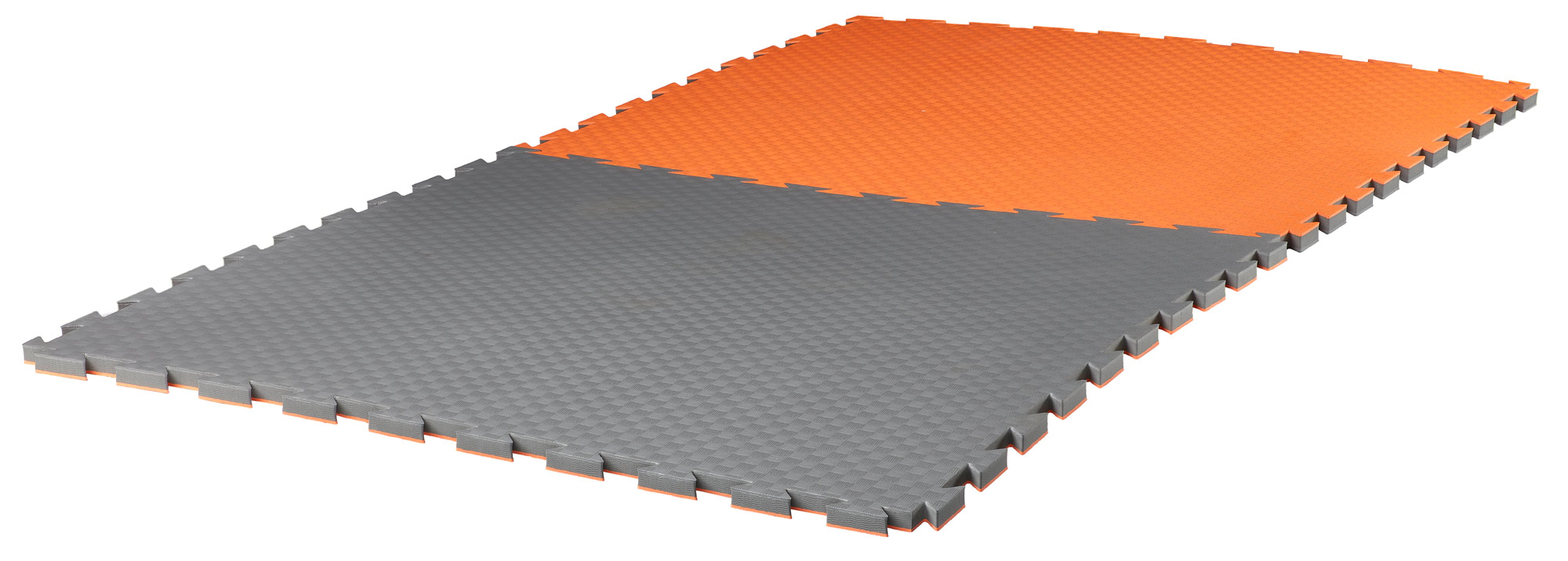 Puzzlematte Pro Checker 2 cm grau/orange Wendematte Puzzlematte Pro Checker 2 cm grau/orange Wendematte