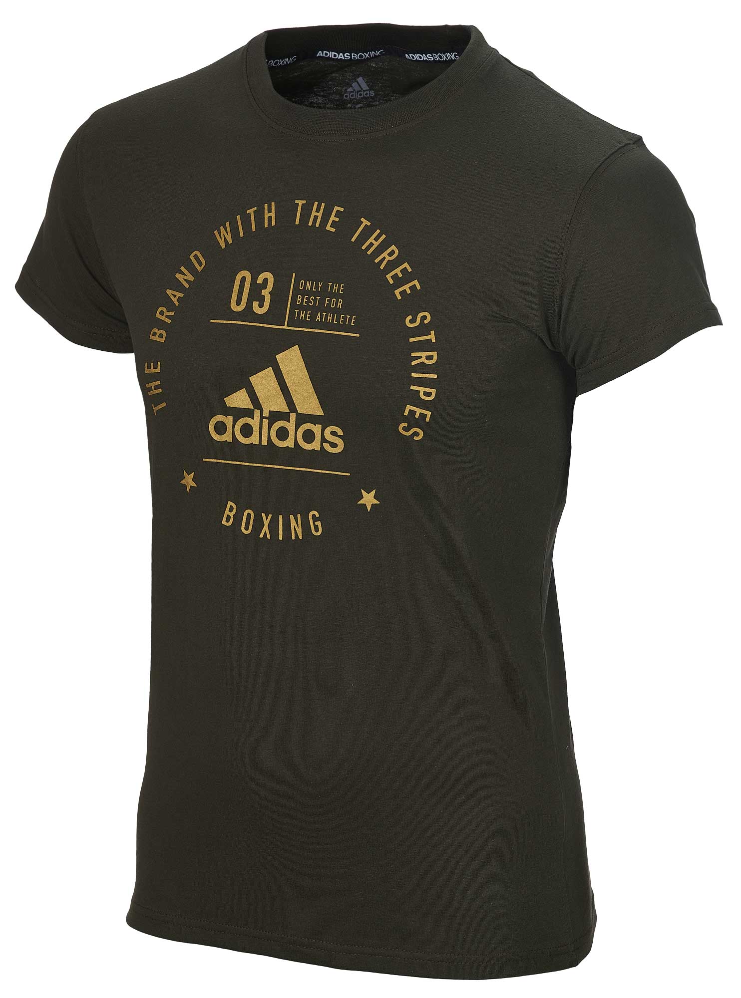 adidas Community T-Shirt "BOXING" olive/gold, adiCL01B