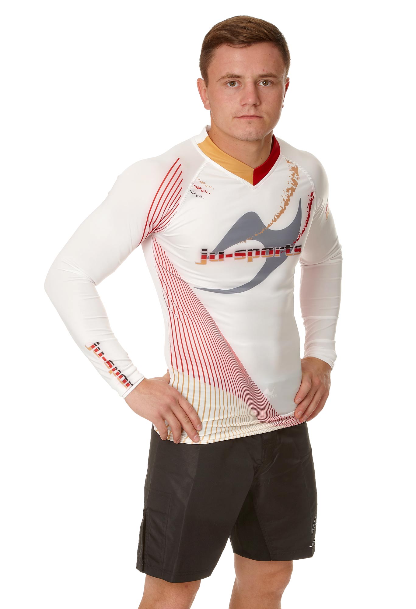 Set - 2 Rashguards Pro C18 Germany weiß & schwarz