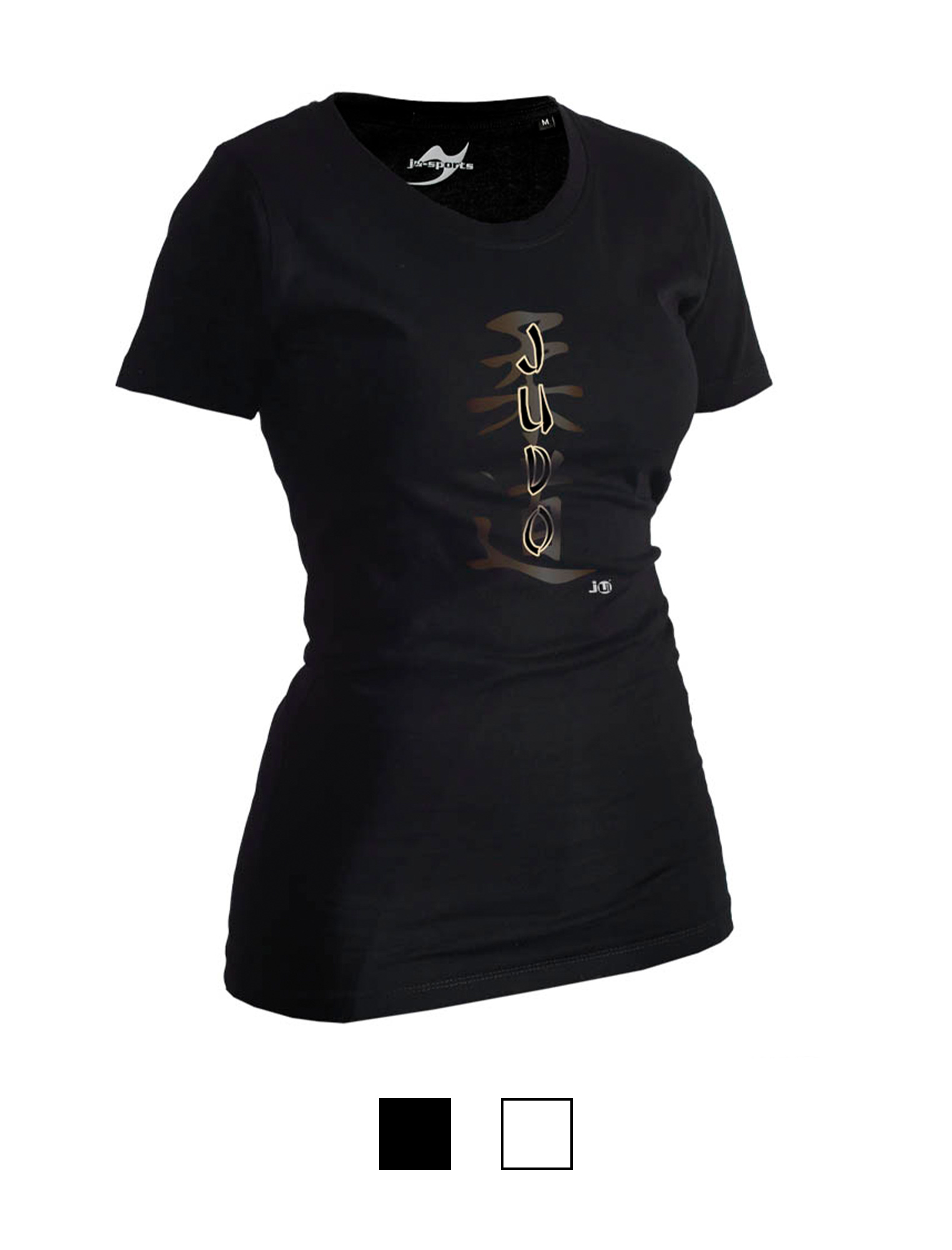 Judo-Shirt Classic schwarz Lady