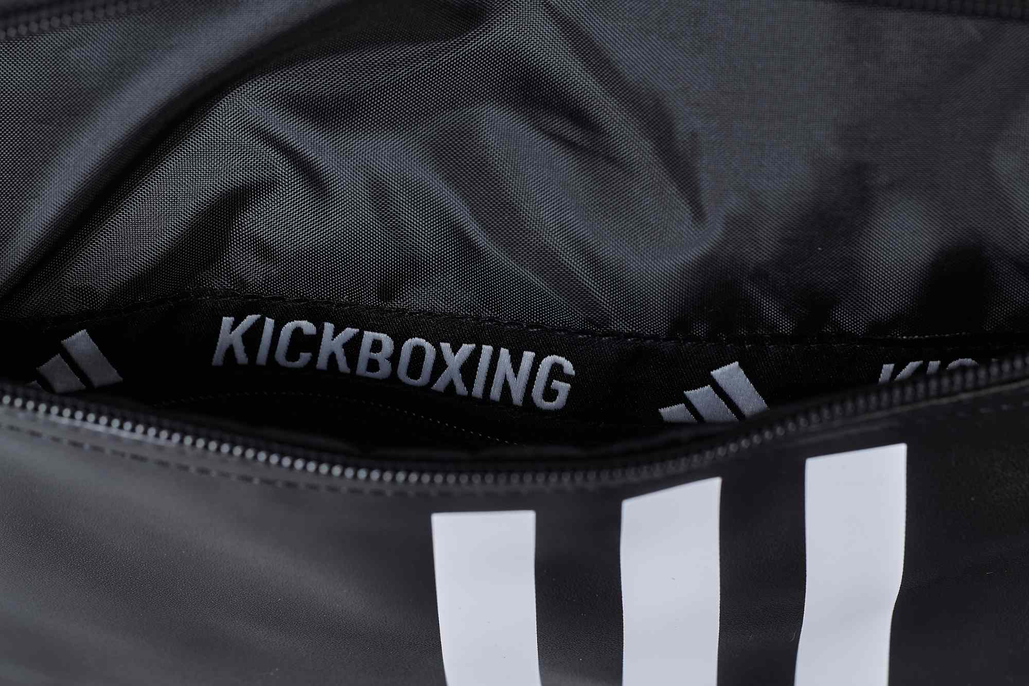 adidas 2in1 Bag Kickboxing black/white PU, adiACC051KB