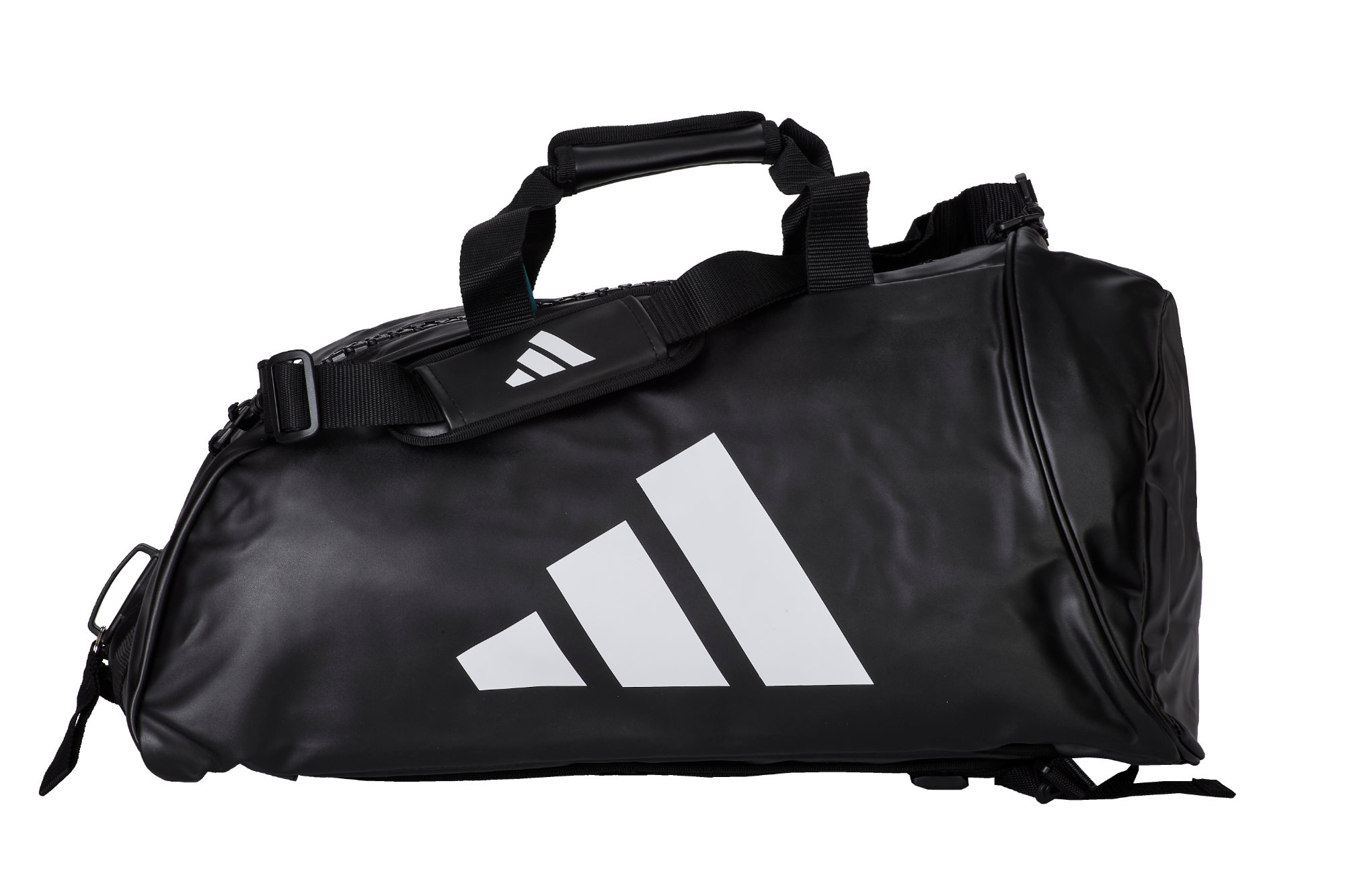 adidas 2in1 Bag Combat Sports black/white PU, adiACC051