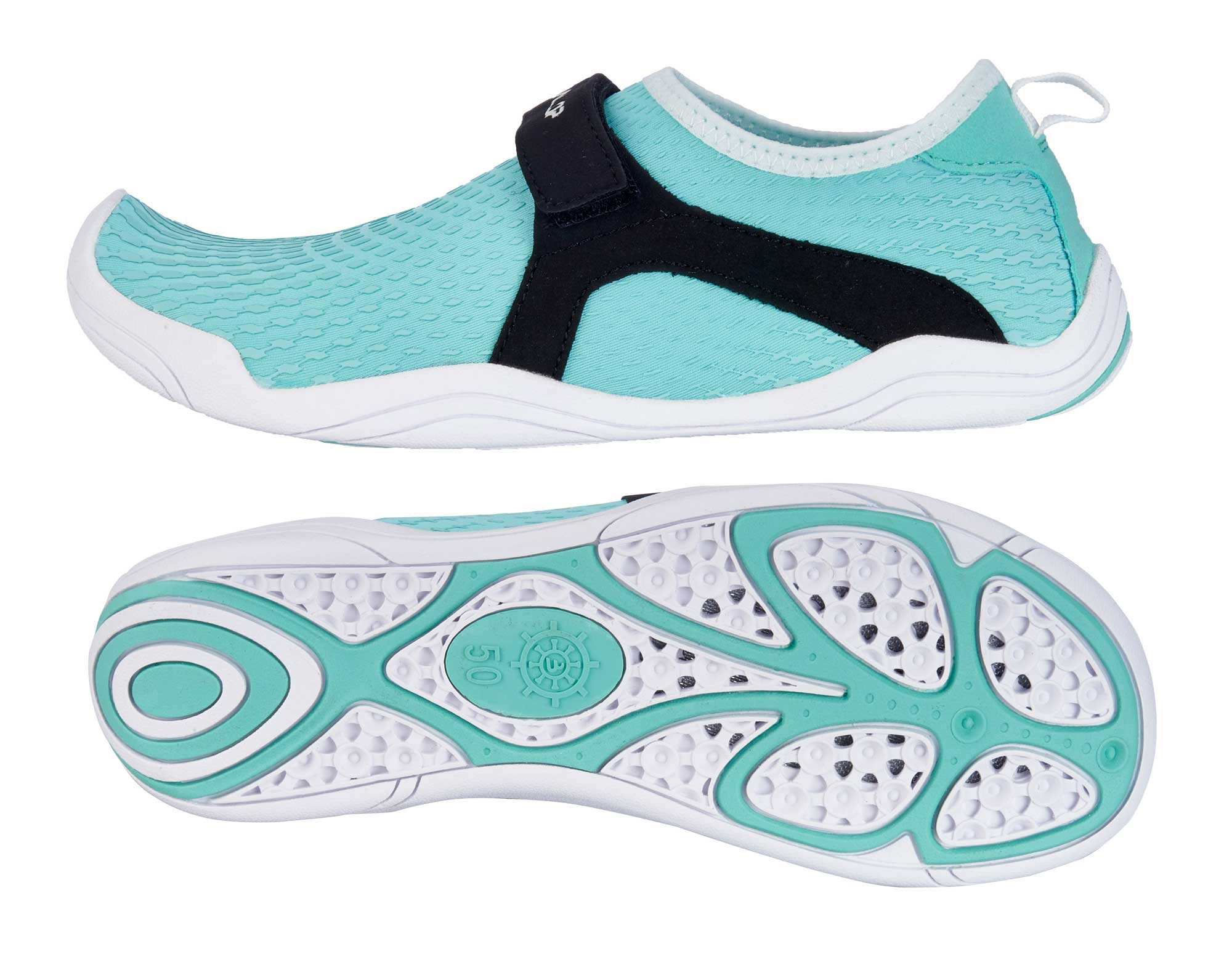 Sneaker, Athletic shoe, Mesh upper, Himmelblau, Weißer Schuhsohle, Sneaker, Athletic shoe, Mesh upper, Türkiz, Klettverschlussband