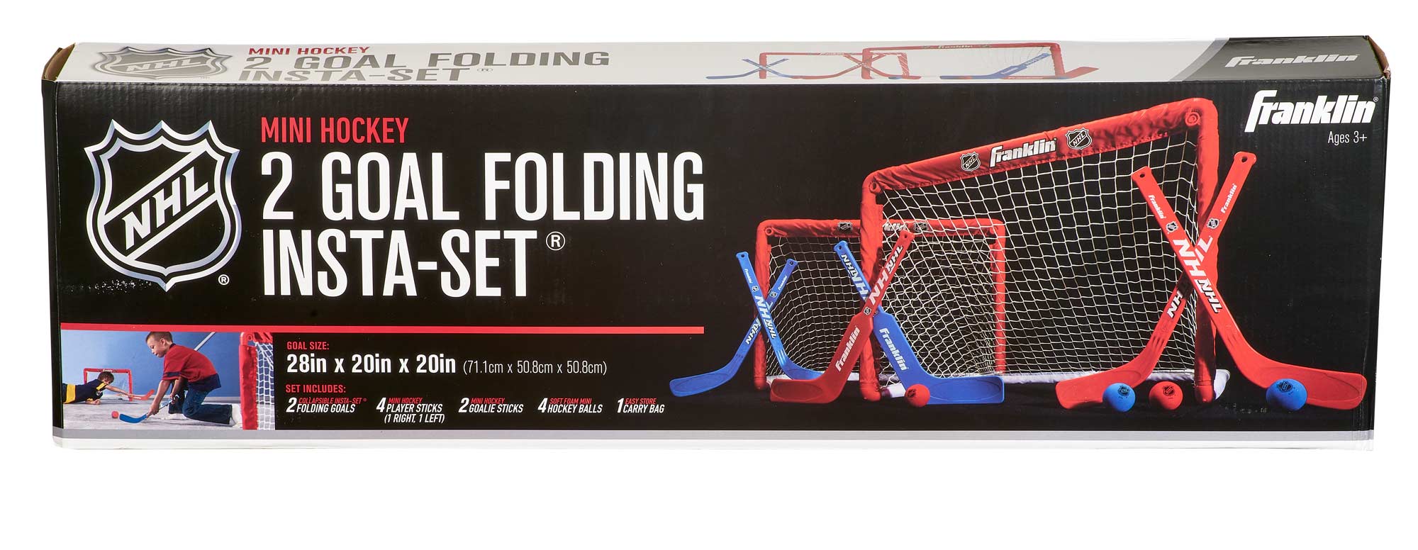 Franklin NHL Mini Hockey Goal-Set aus zwei Toren, 12456