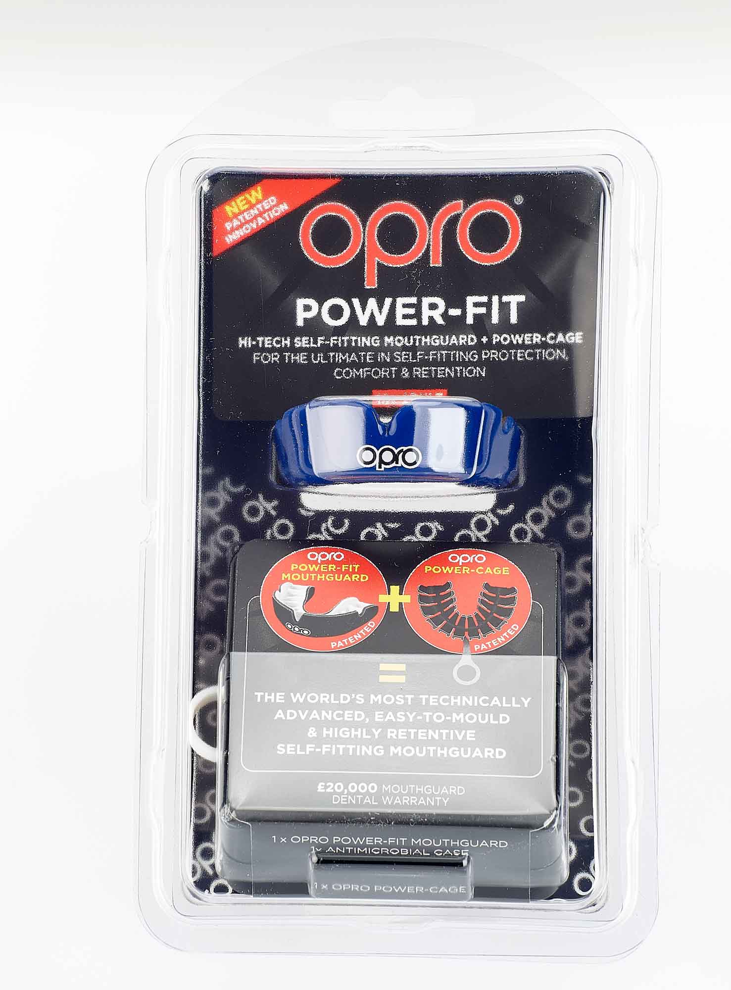 OPRO Zahnschutz PowerFit Dark Blue/Gold