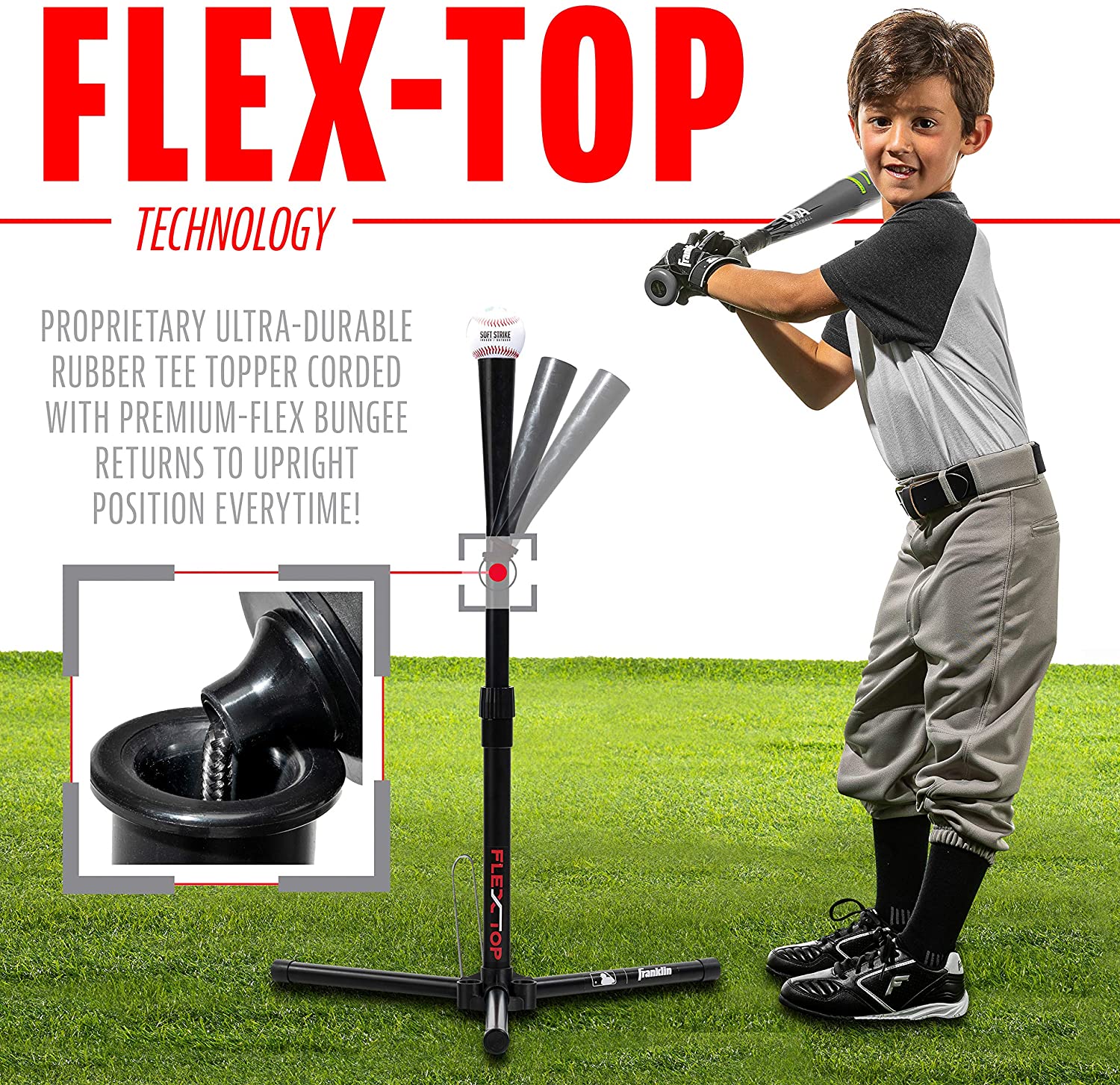 Franklin MLB® Flex Top Tee-Ball Batting Tee