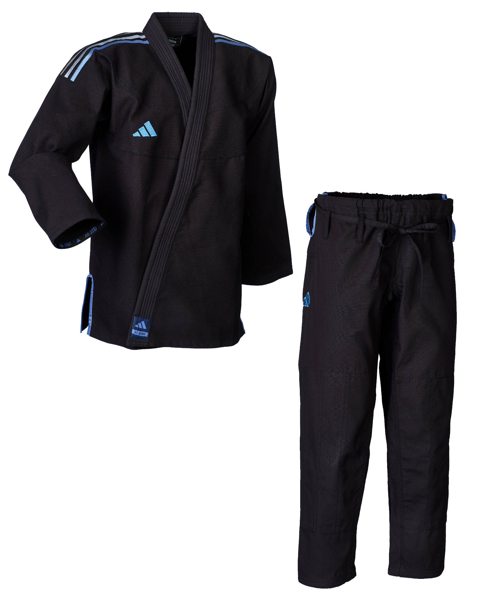 adidas BJJ Anzug Challenge 2.0 black/gradient blue JJ350