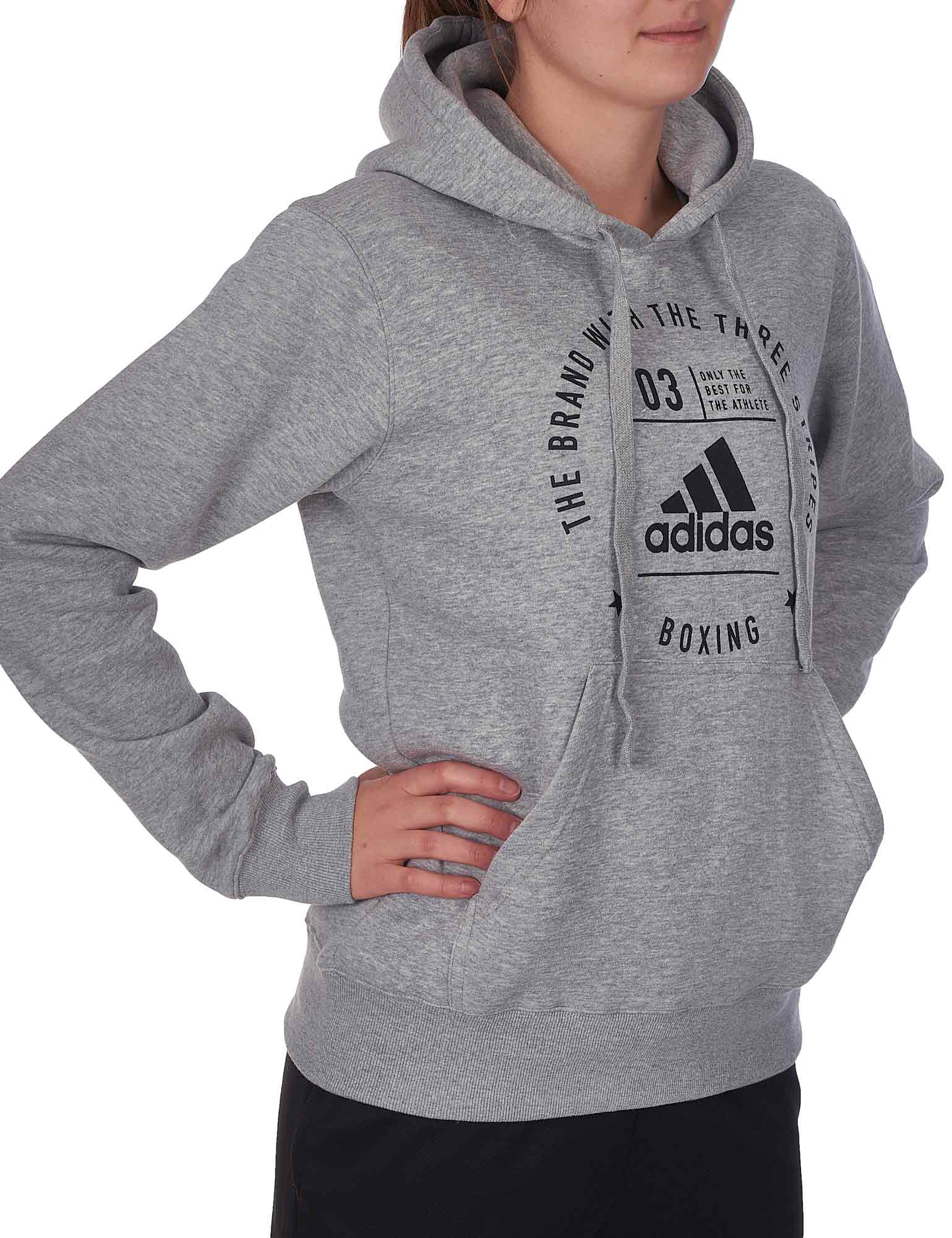 adidas Community Hoody Boxing Grey/Black, adiCL02B