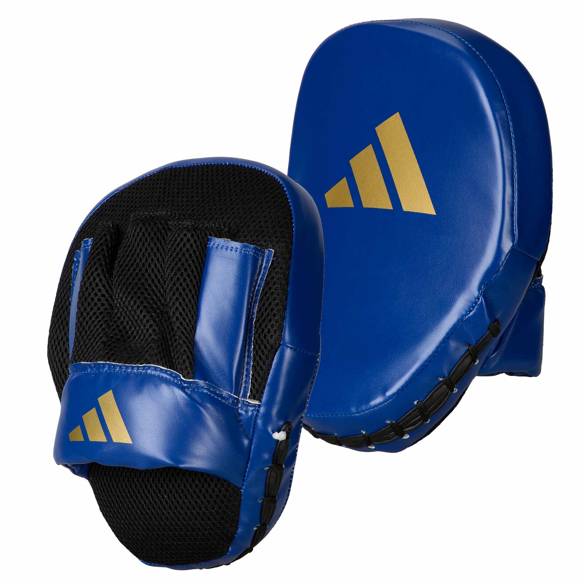 adidas 24 Speed Coach Paar-Pratzen, blau/gold ADISBAC014