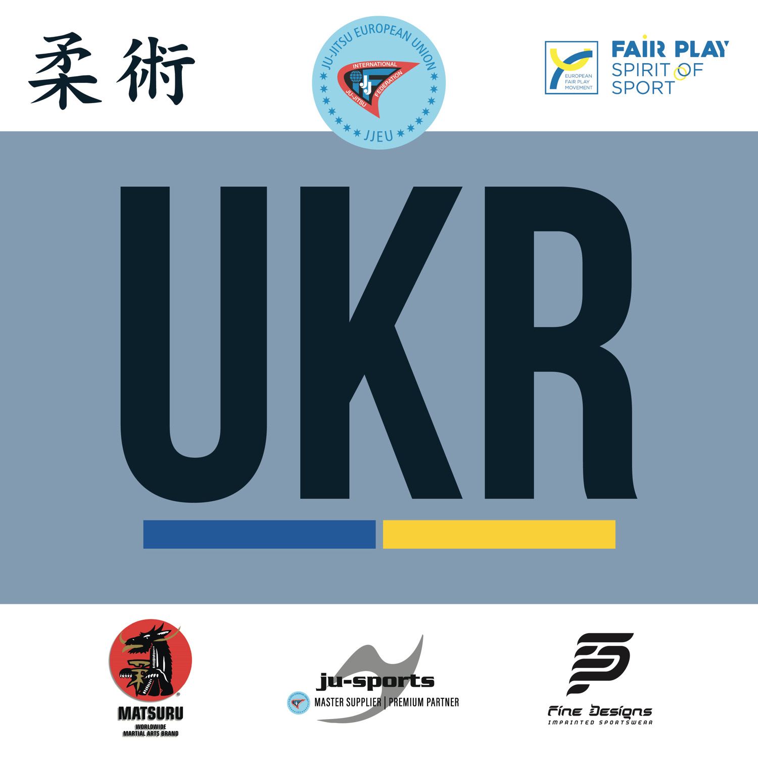 Jiu-Jitsu, Iki, UkR-Logo, Grafikdesign, Symbolische Logos