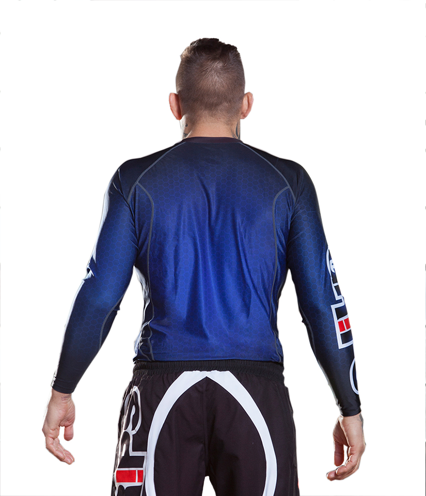 GR1PS Rash Guard Wasp, Longsleeve blue