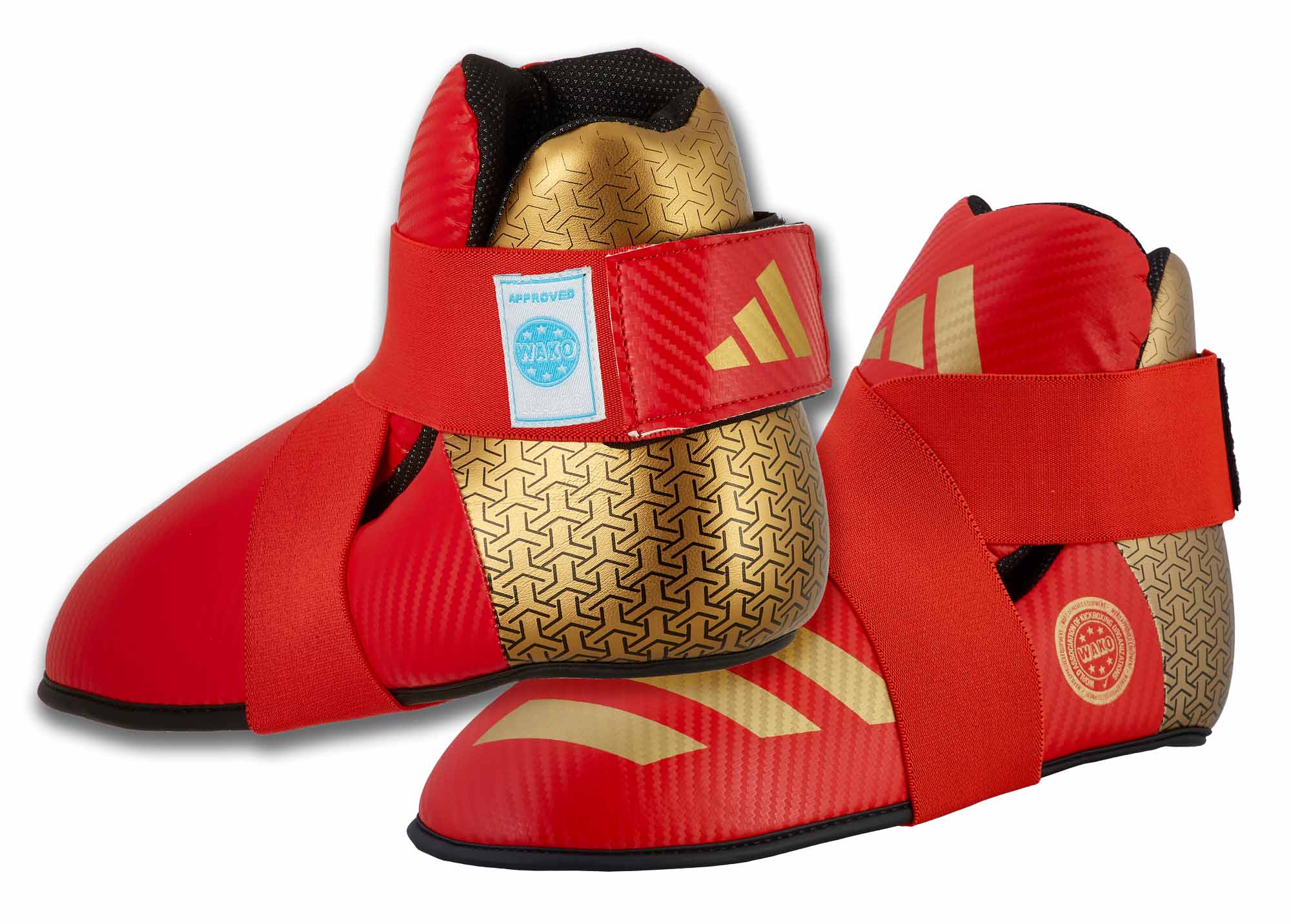 adidas Pro Kickboxing Fußschutz red/gold, adiKBB300HD