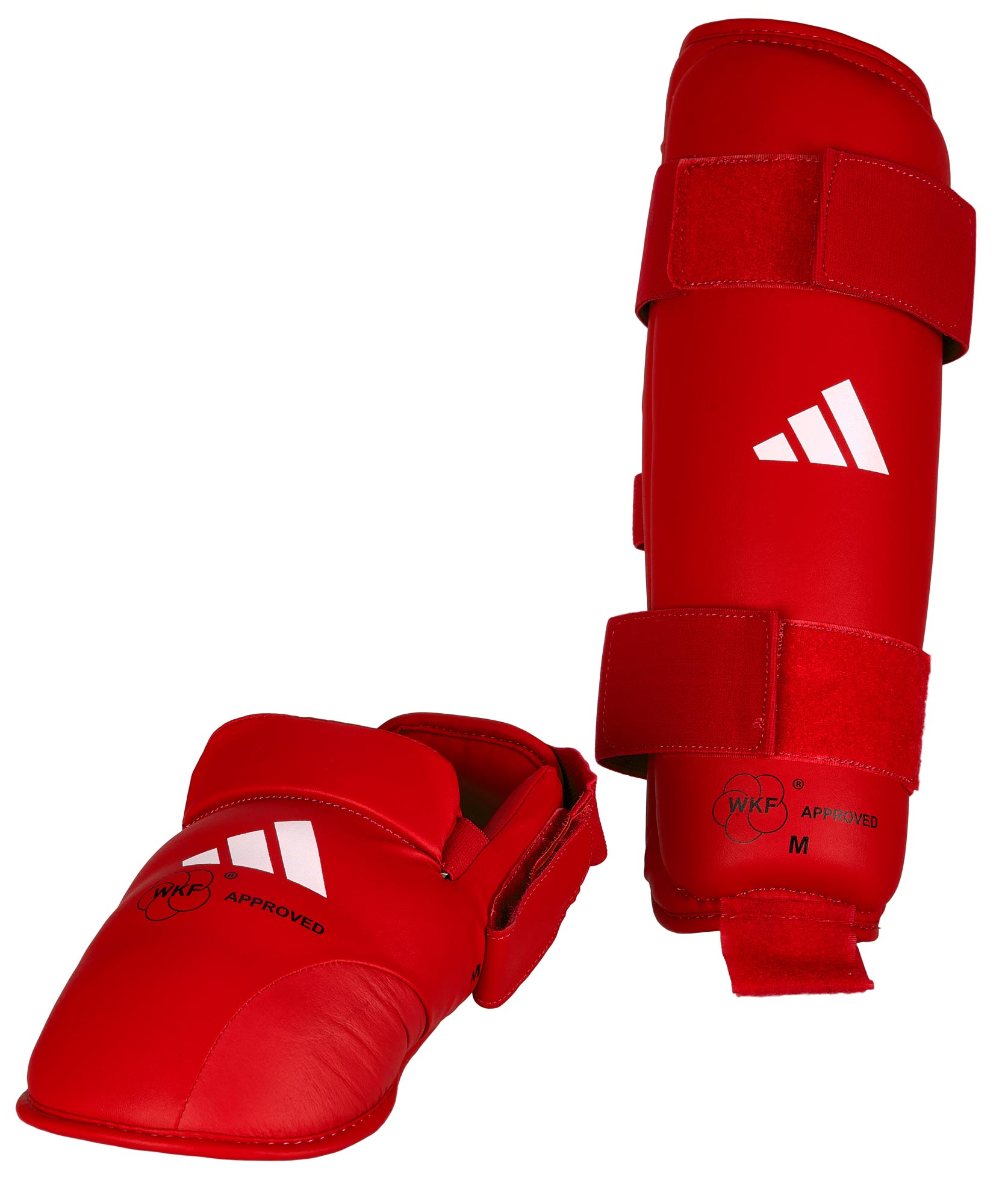 adidas Schien- & Spannschutz WKF approved rot, 661.35