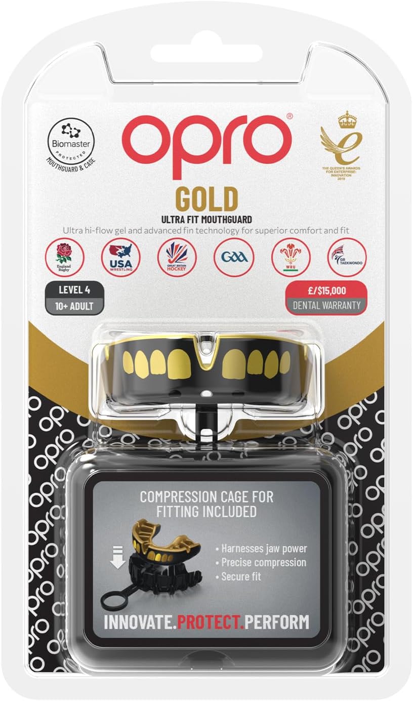 OPRO Zahnschutz Gold Grillz black/gold Senior 2022