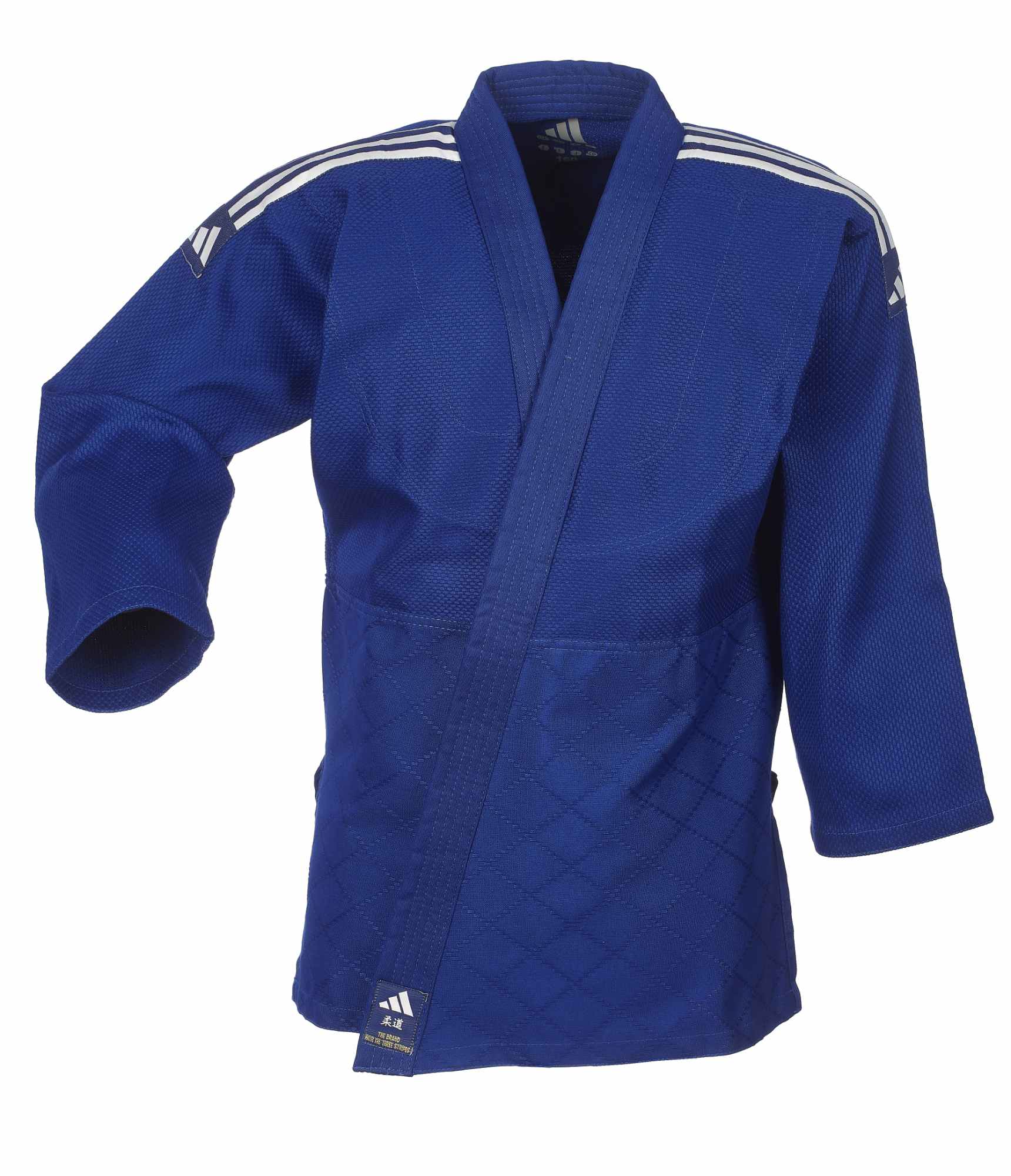 adidas Judo-Anzug Club blau/weiße Streifen, J350B