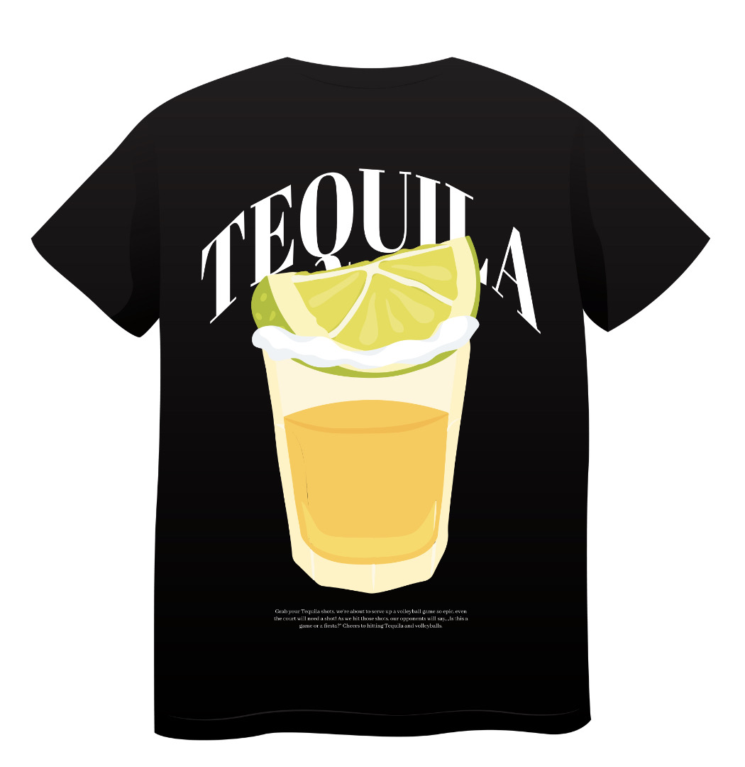 VfL Volkach Motivshirt Oversize "Tequila" schwarz