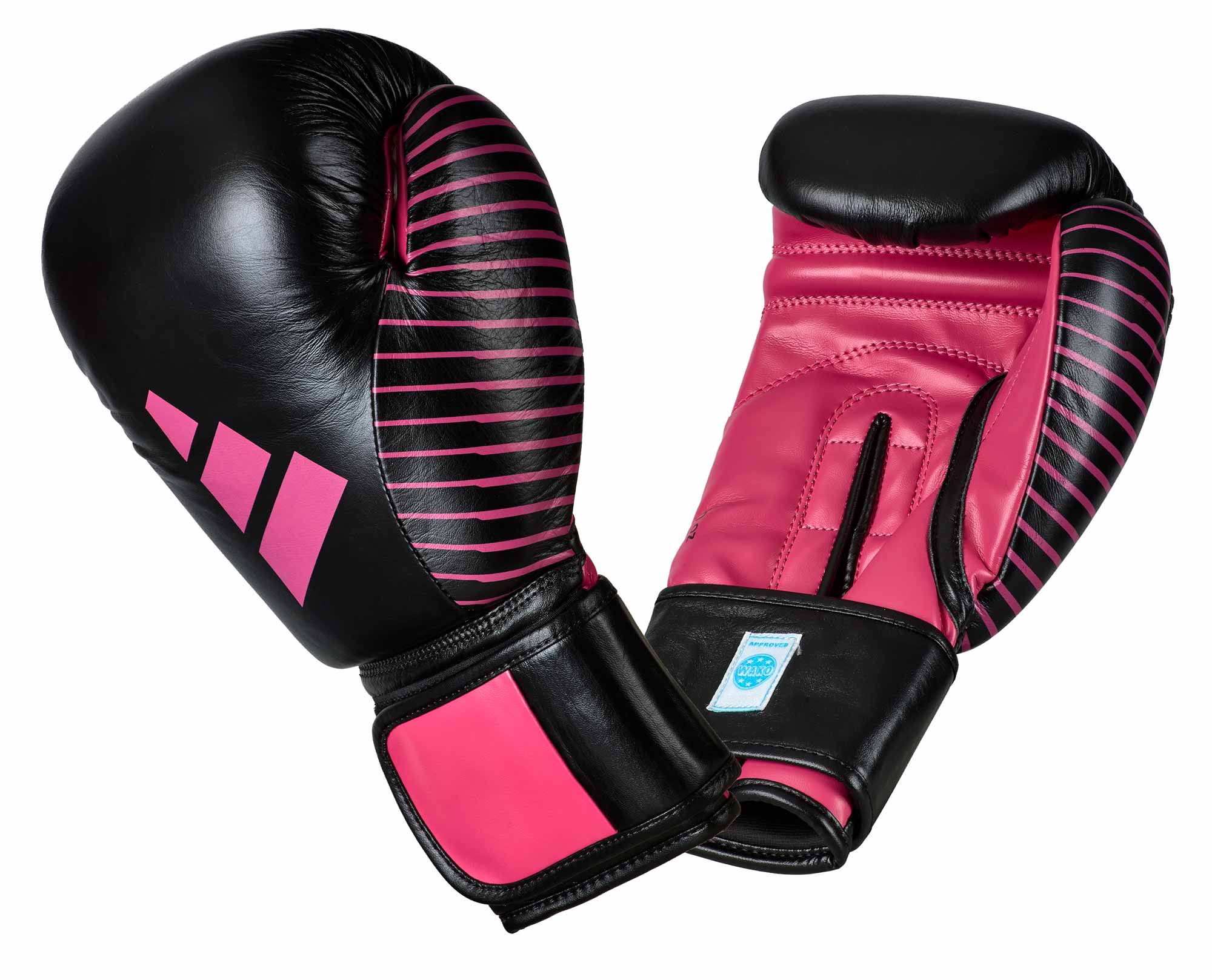 adidas Kickboxing Wettkampfhandschuh black/pink, adiKBWKF200