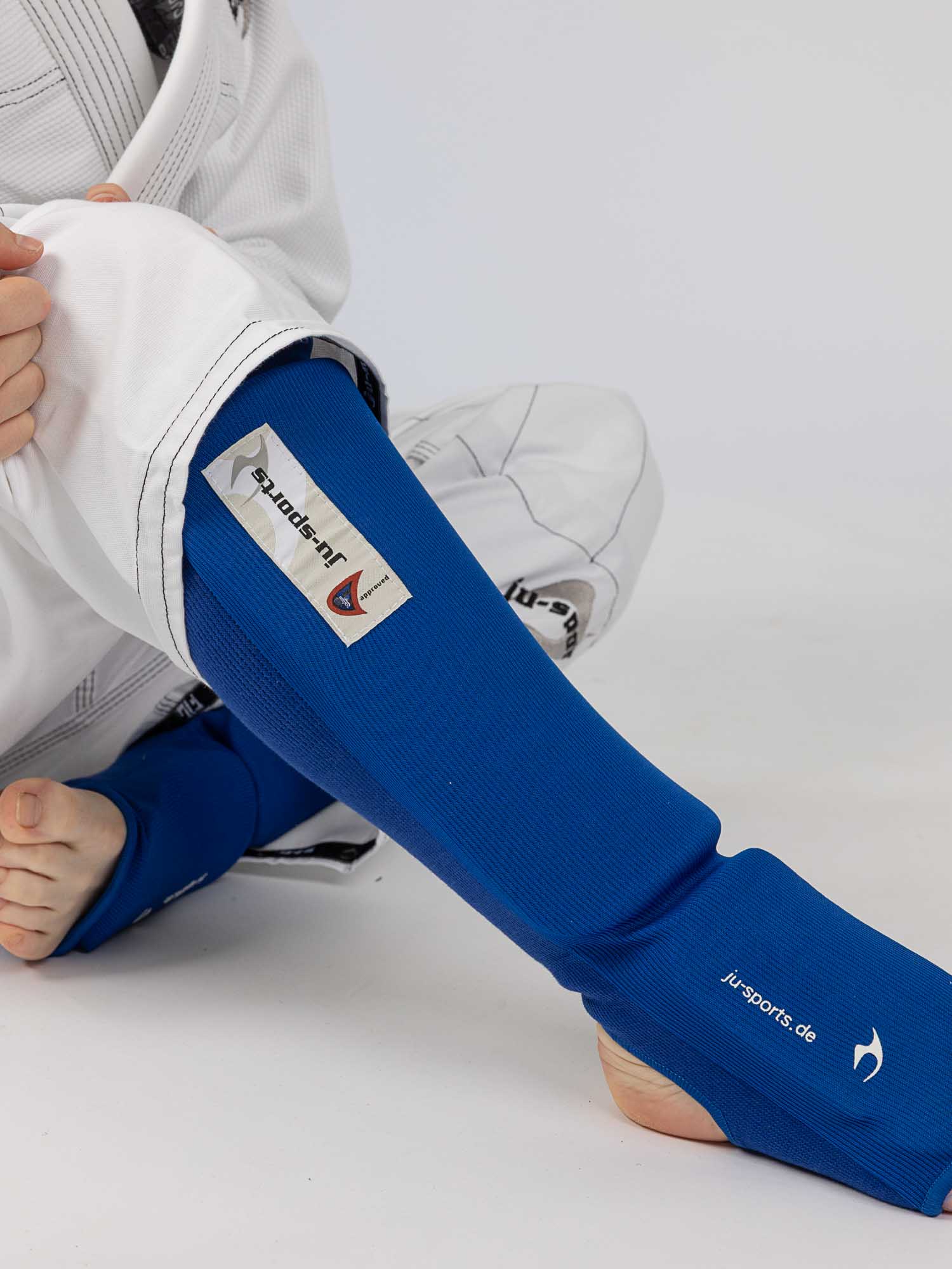 Judo-Gi, Judo-Gi Arm Sleeve, Armschutz, Blauer Ärmel, ju-sports.de Etikett