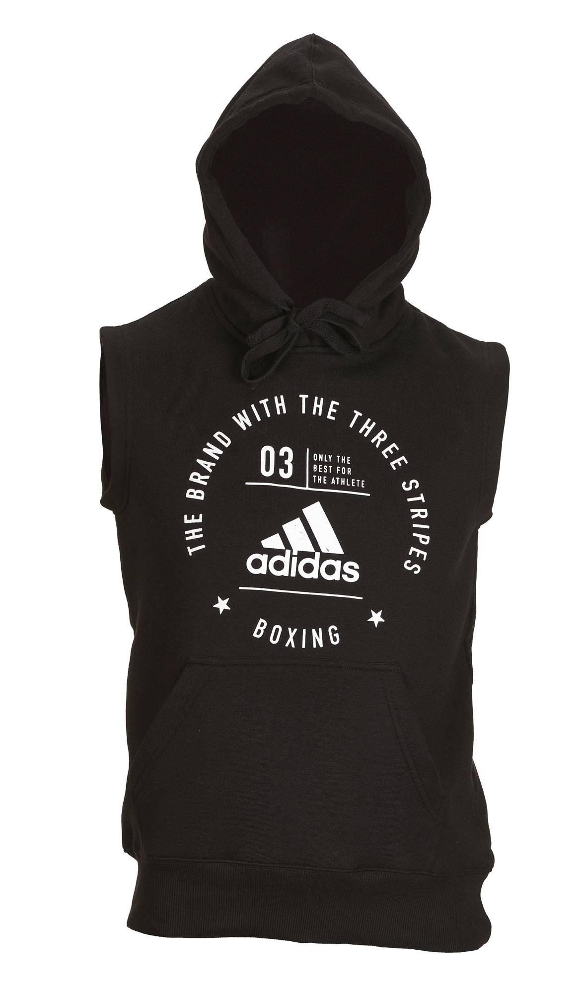 adidas Community Sleeveless Hoody BOXING black/white, adiCL05B