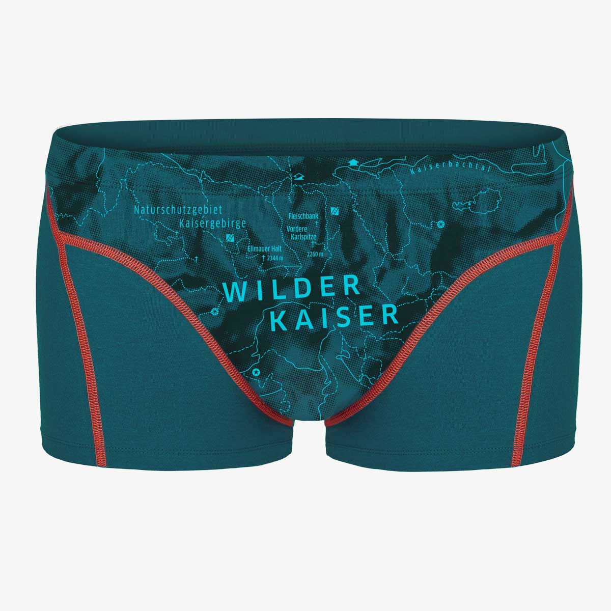 Boxershorts "Wilder Kaiser" blaugrau, Herren